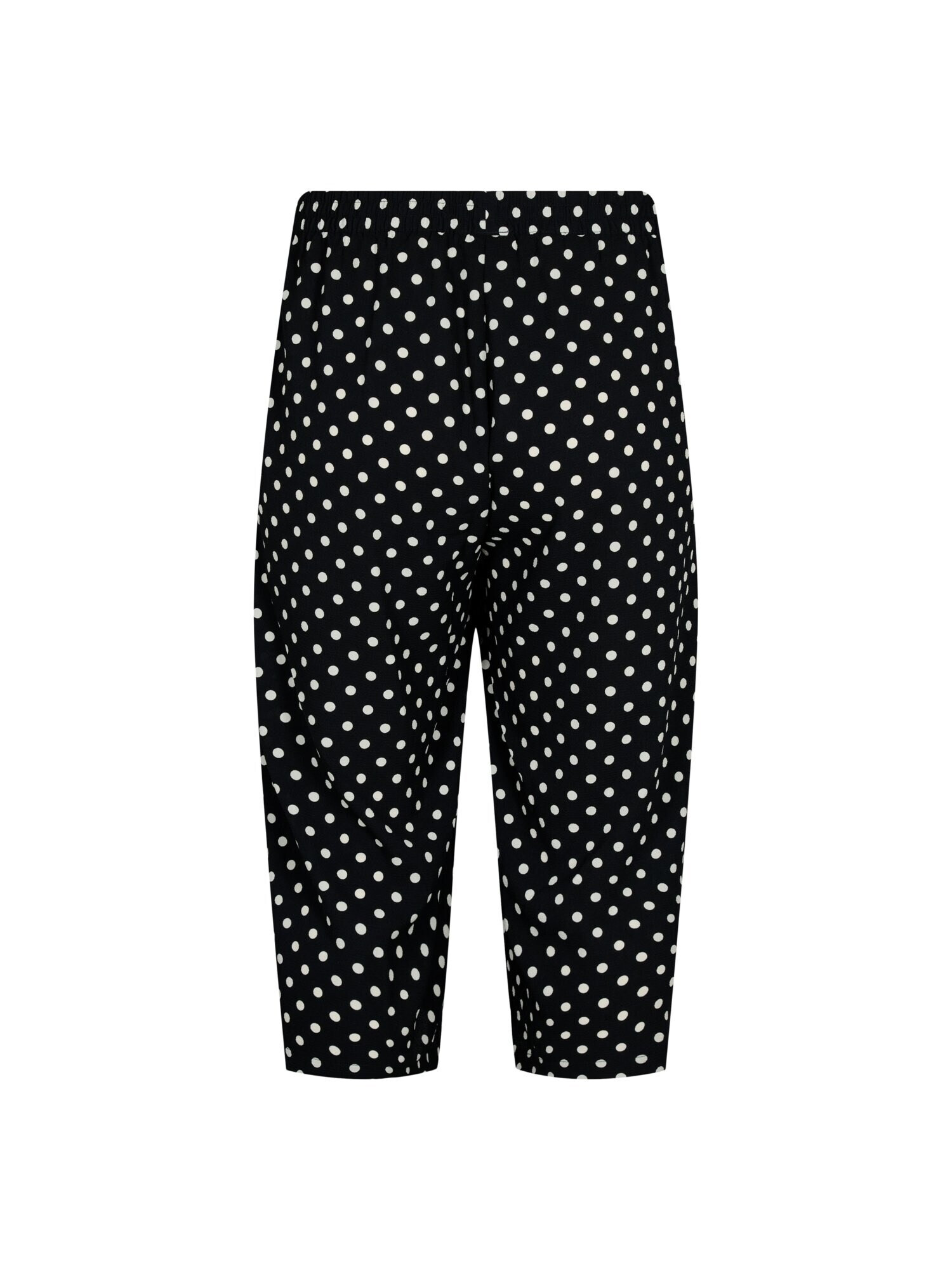 Zizzi Pantaloni 'CAANNI' negru / alb - Pled.ro