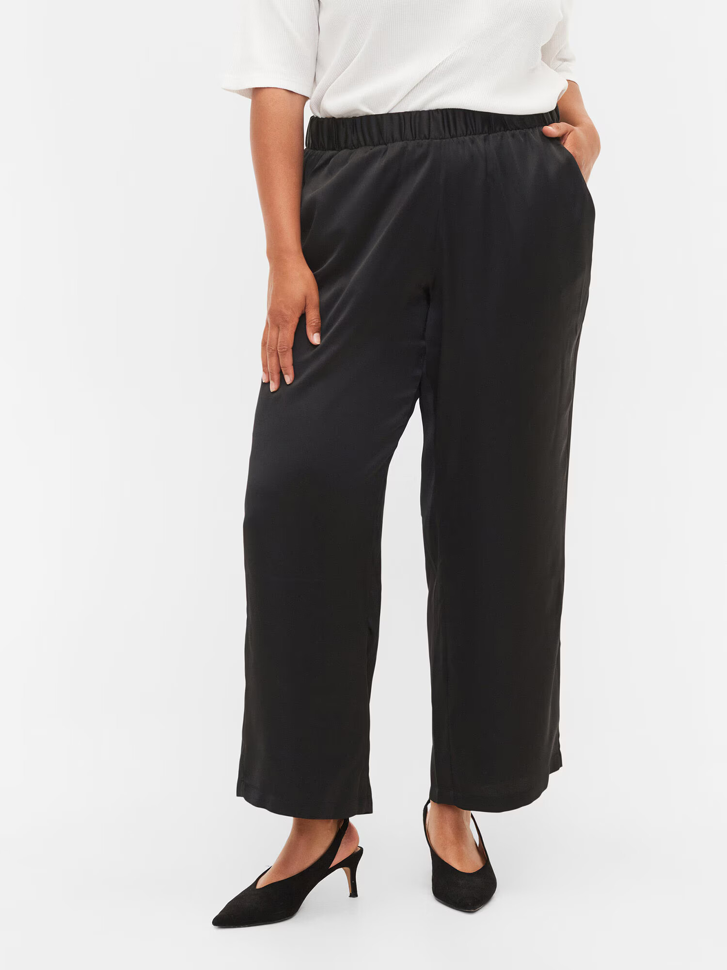 Zizzi Pantaloni 'KIYA' negru - Pled.ro