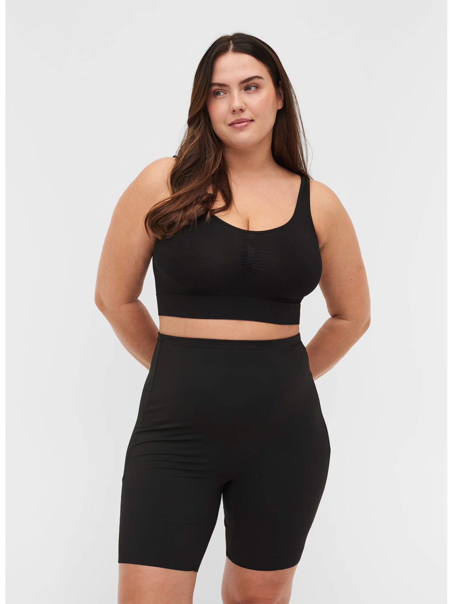 Zizzi Pantaloni modelatori negru - Pled.ro