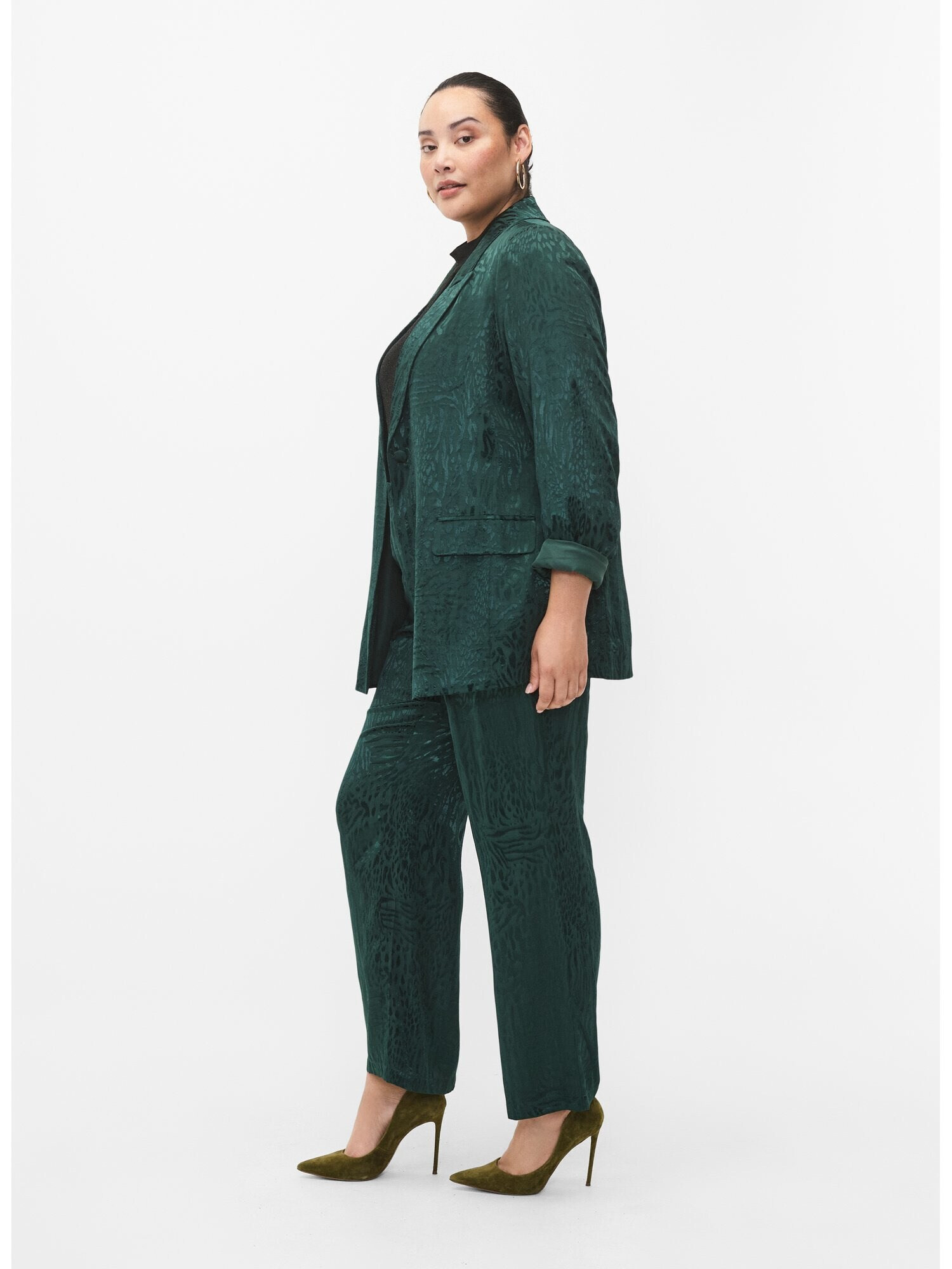 Zizzi Pantaloni 'Mria' verde - Pled.ro