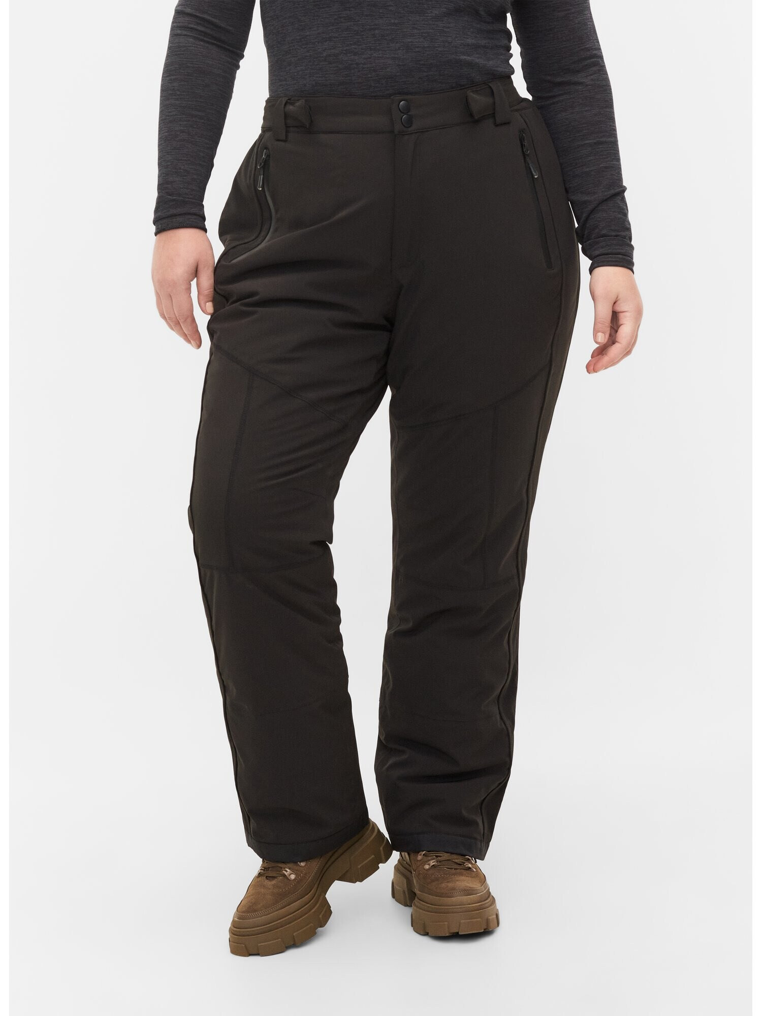 Zizzi Pantaloni outdoor 'MEBBA' negru - Pled.ro