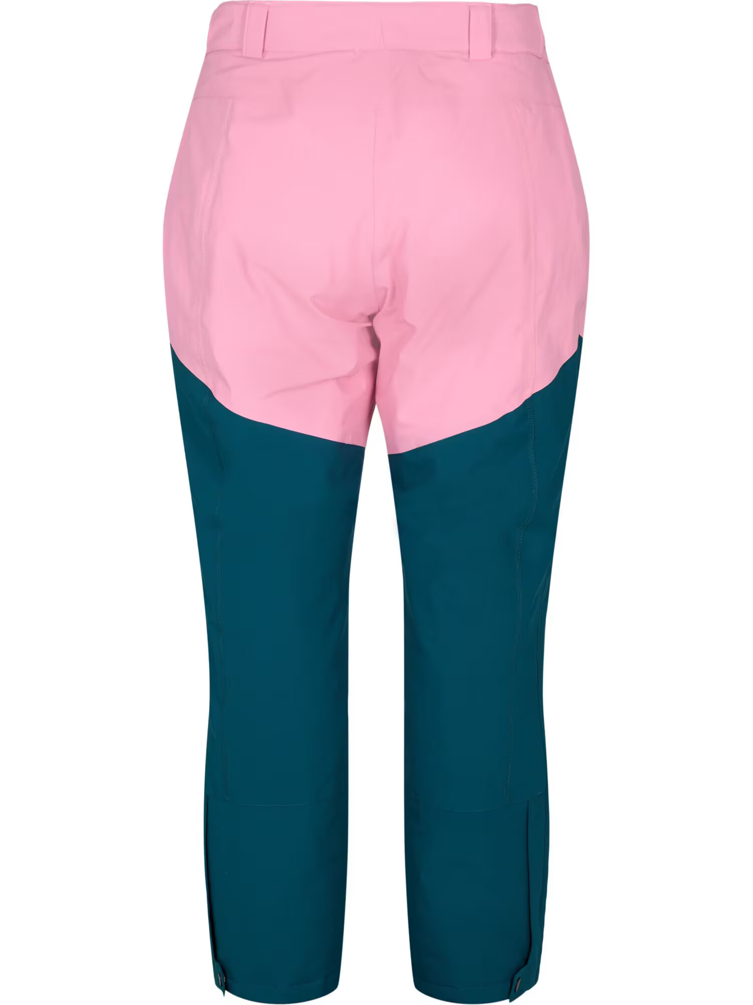 Zizzi Pantaloni outdoor verde petrol / roz - Pled.ro