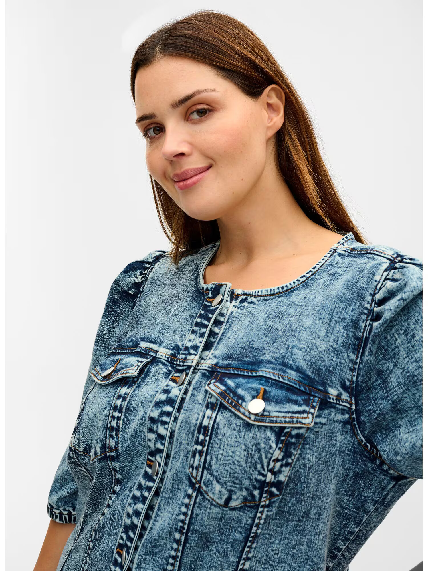 Zizzi Rochie albastru denim - Pled.ro