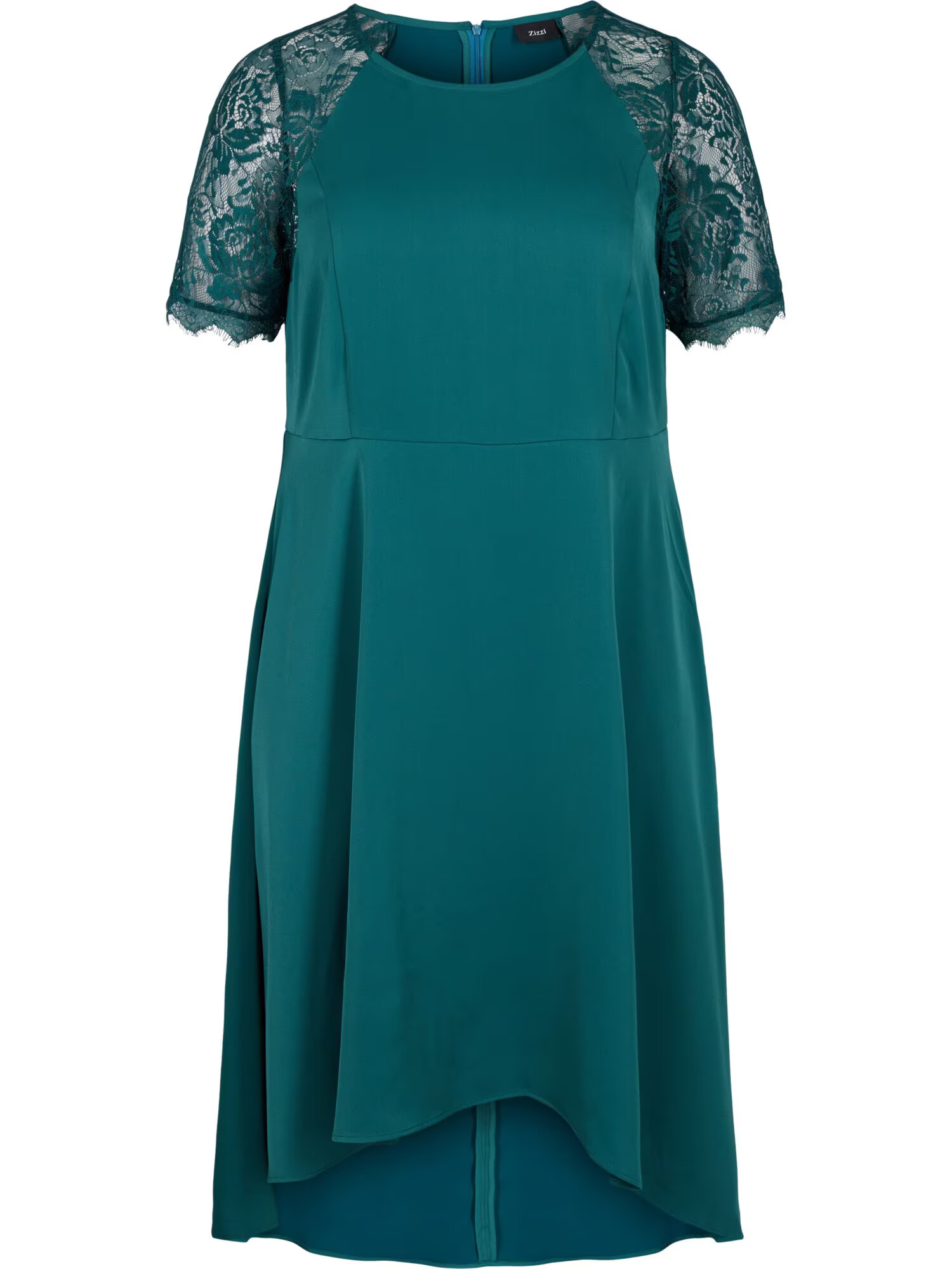 Zizzi Rochie de cocktail 'Angelina' verde petrol - Pled.ro