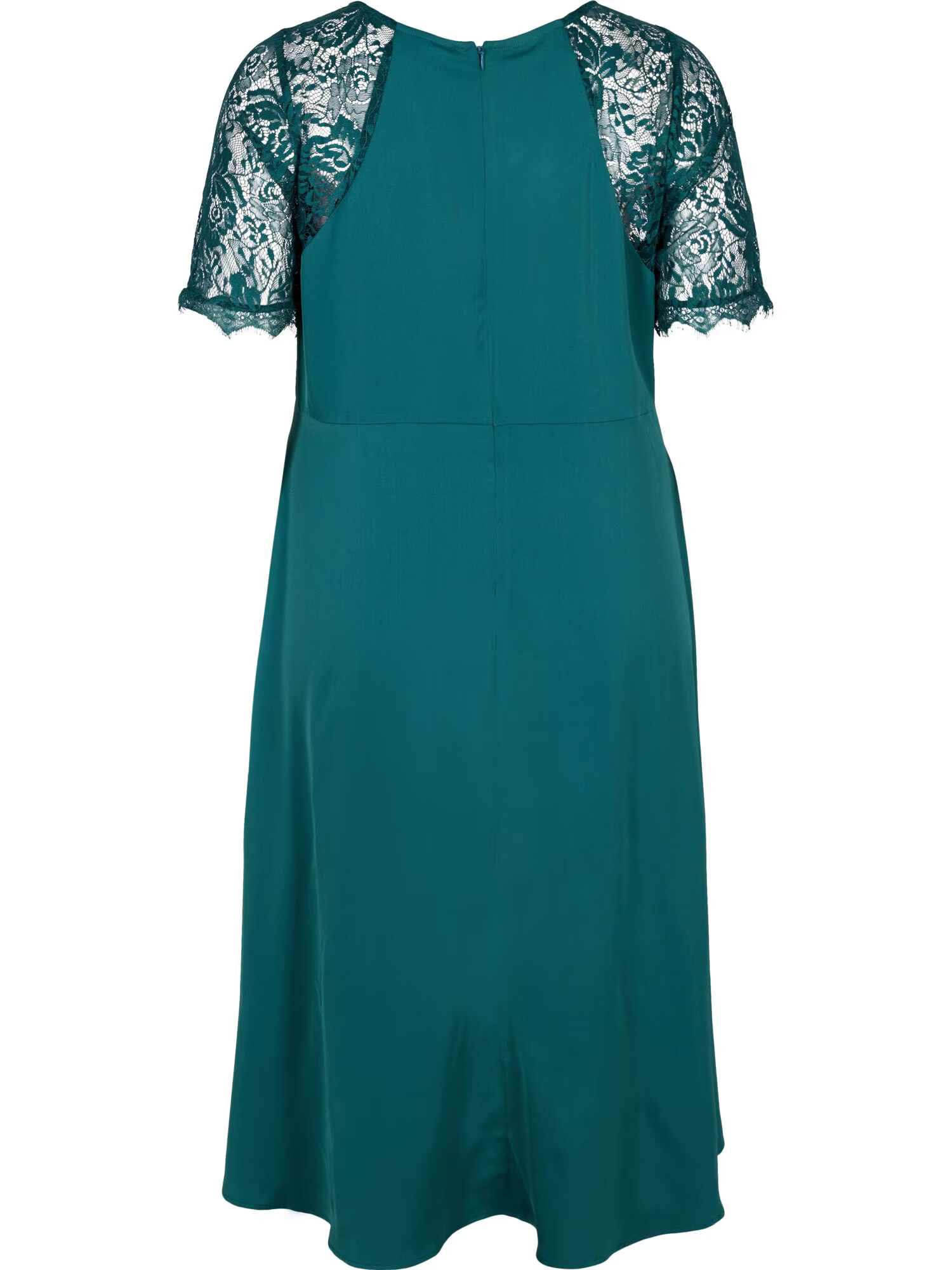 Zizzi Rochie de cocktail 'Angelina' verde petrol - Pled.ro