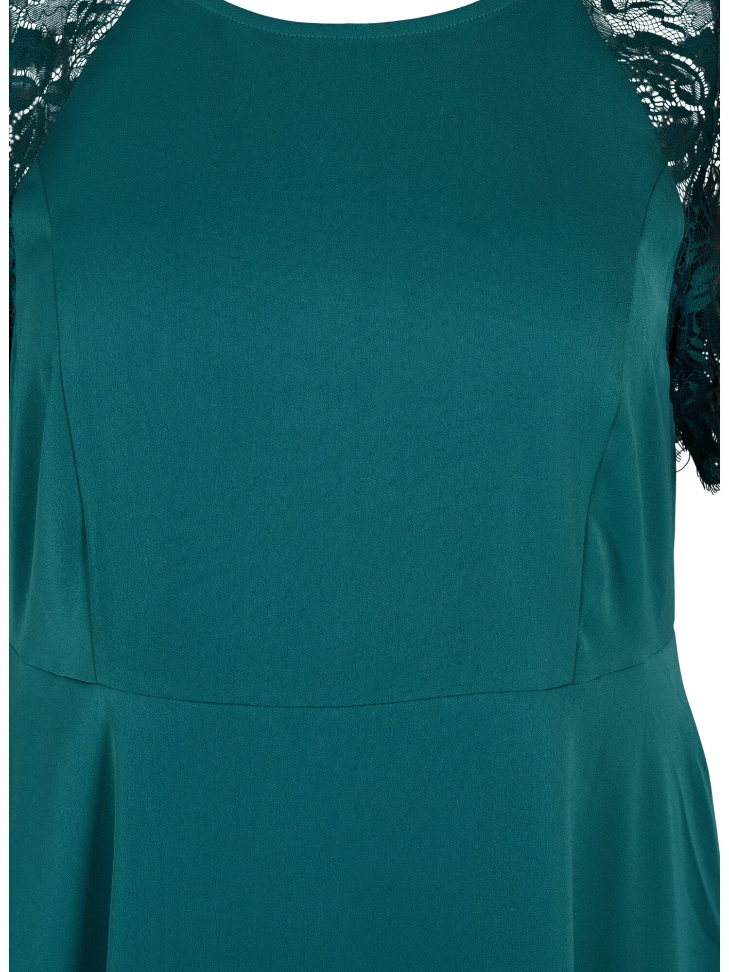 Zizzi Rochie de cocktail 'Angelina' verde petrol - Pled.ro