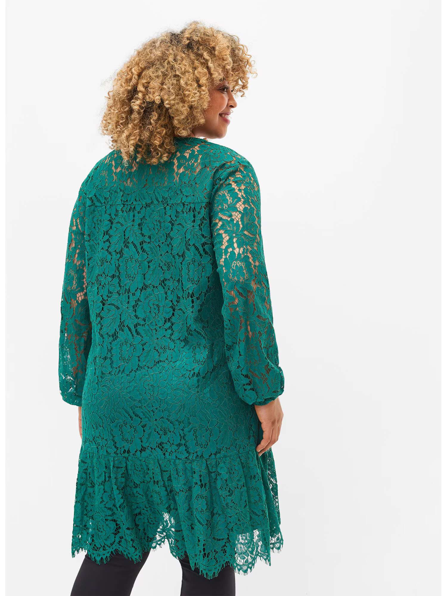 Zizzi Rochie de cocktail 'Xstacy' verde - Pled.ro