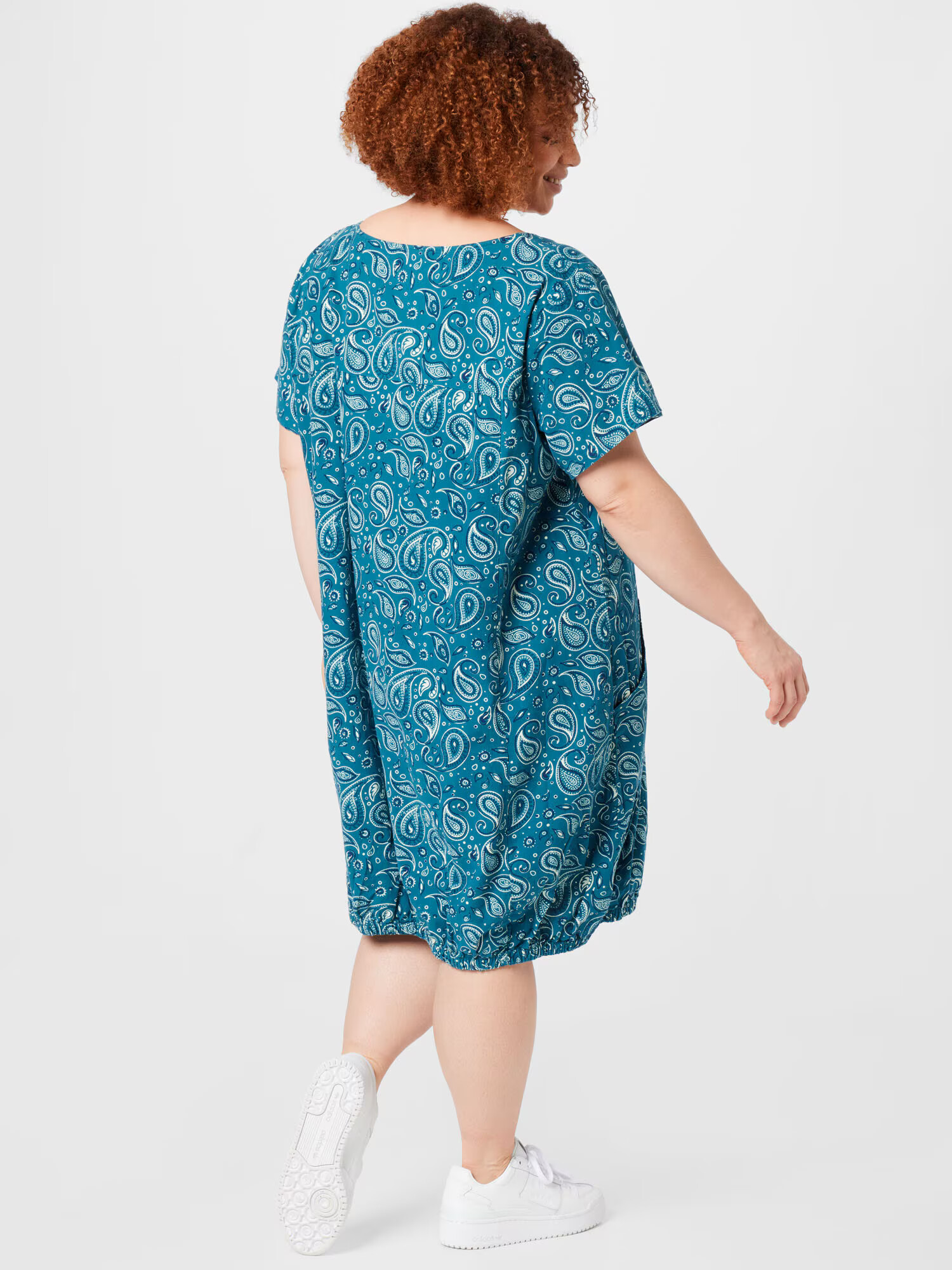 Zizzi Rochie 'JEASY' albastru / bleumarin / alb - Pled.ro