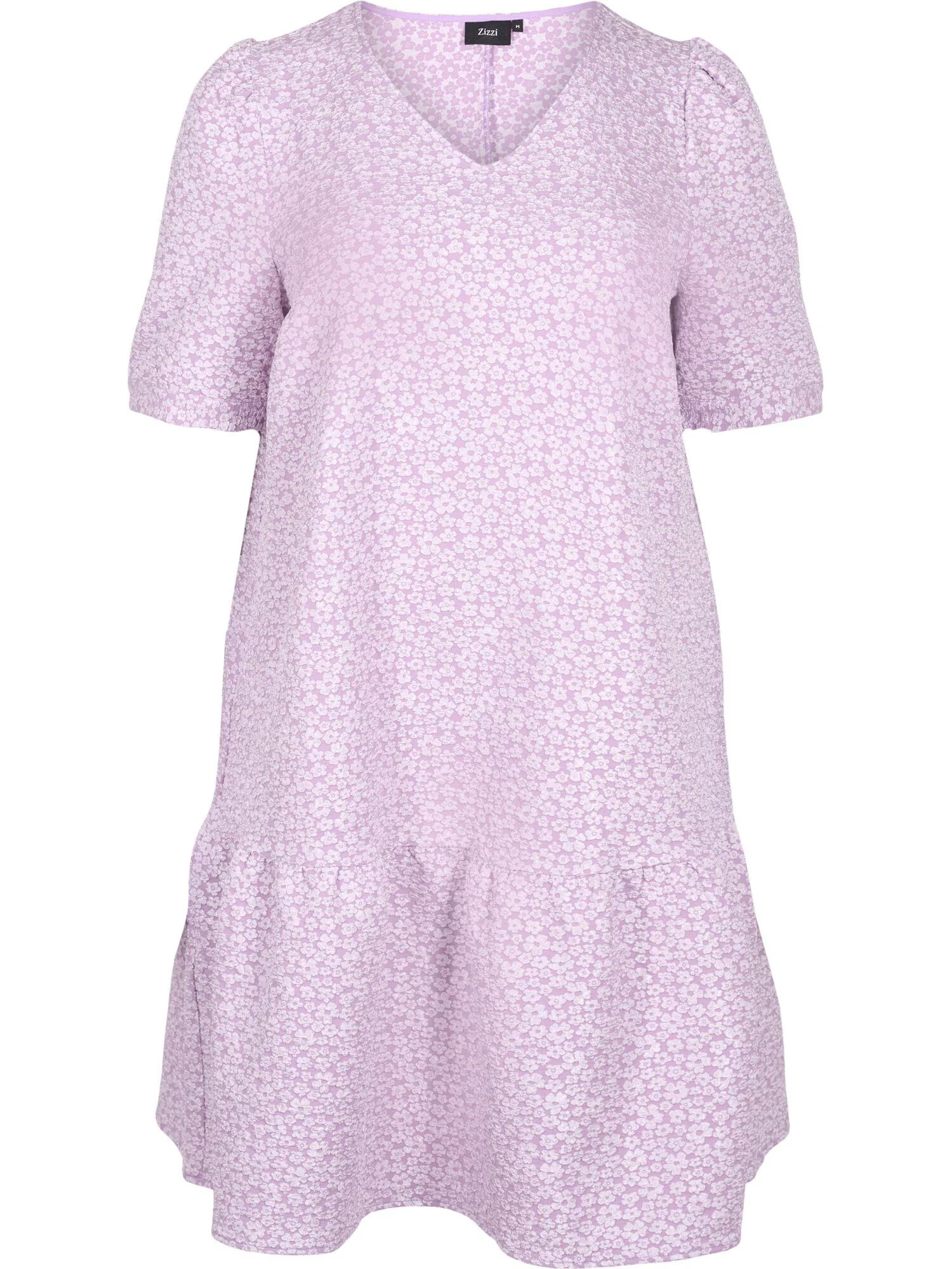 Zizzi Rochie 'Liza' mov liliachiu / alb - Pled.ro