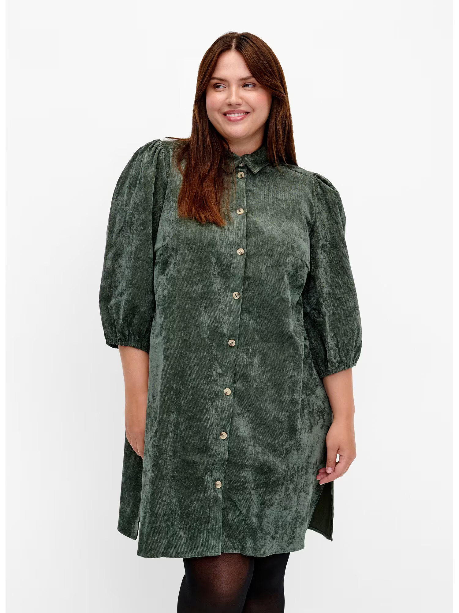 Zizzi Rochie 'Melena' verde închis - Pled.ro