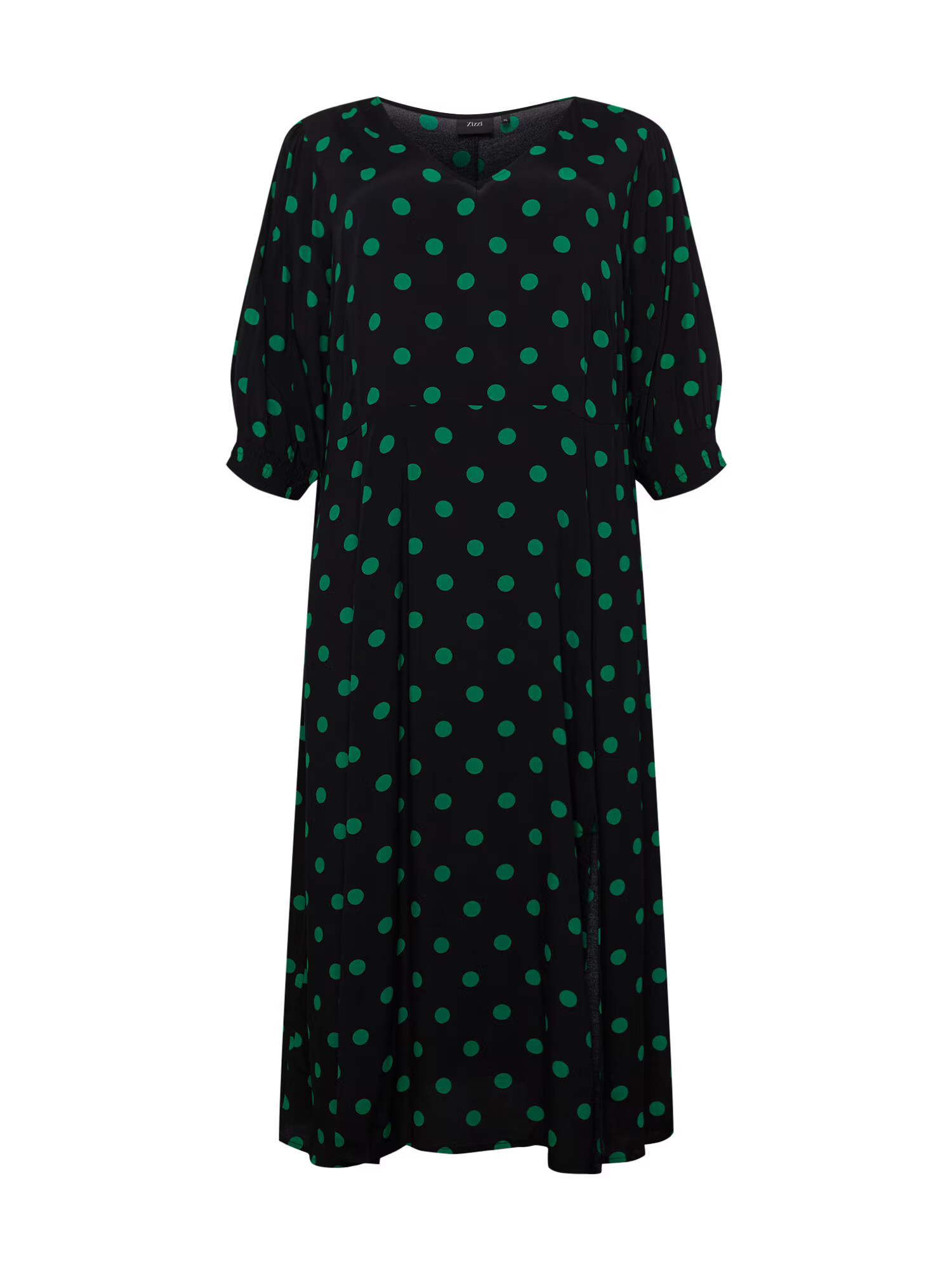 Zizzi Rochie 'MIRINA' verde smarald / negru - Pled.ro