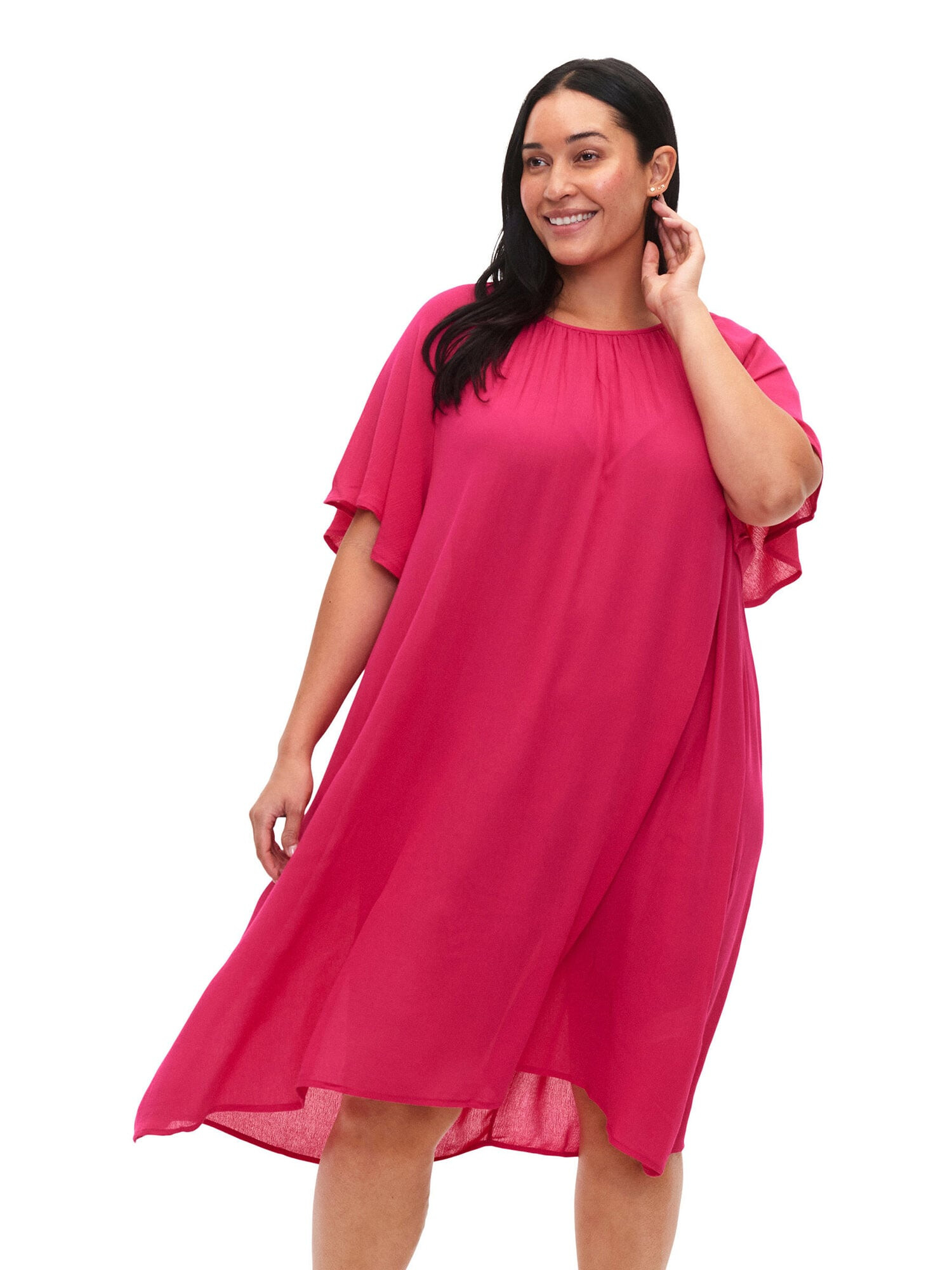 Zizzi Rochie de vară 'ROSE' fucsia - Pled.ro