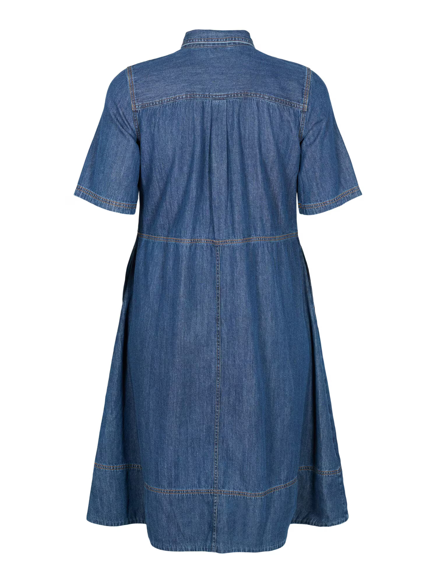 Zizzi Rochie tip bluză albastru denim - Pled.ro