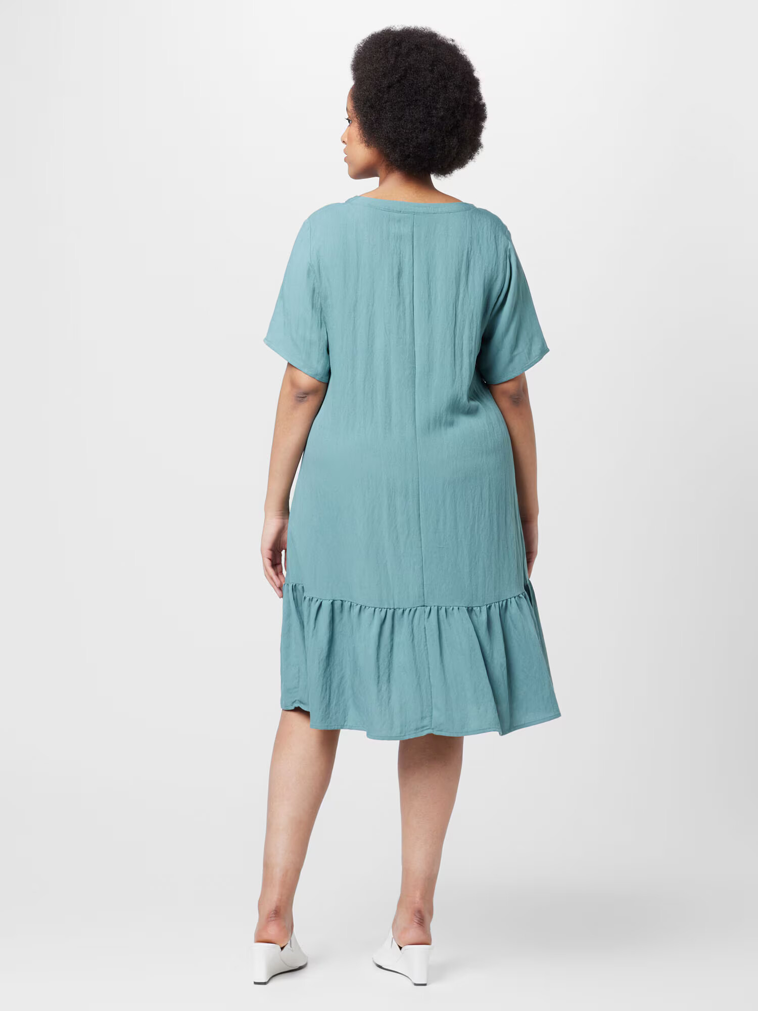 Zizzi Rochie tip bluză 'MACY' verde pastel - Pled.ro