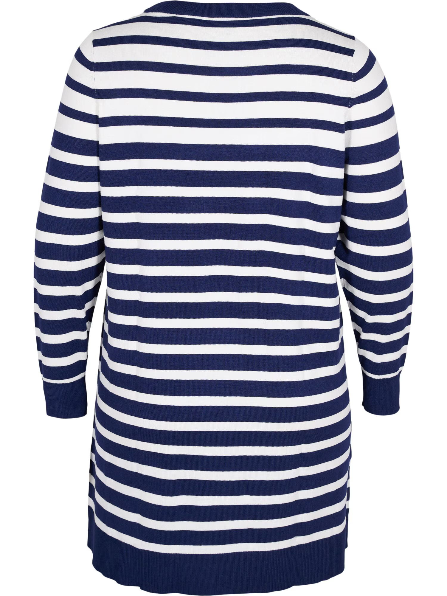 Zizzi Rochie tricotat 'CARRIE' bleumarin / alb - Pled.ro