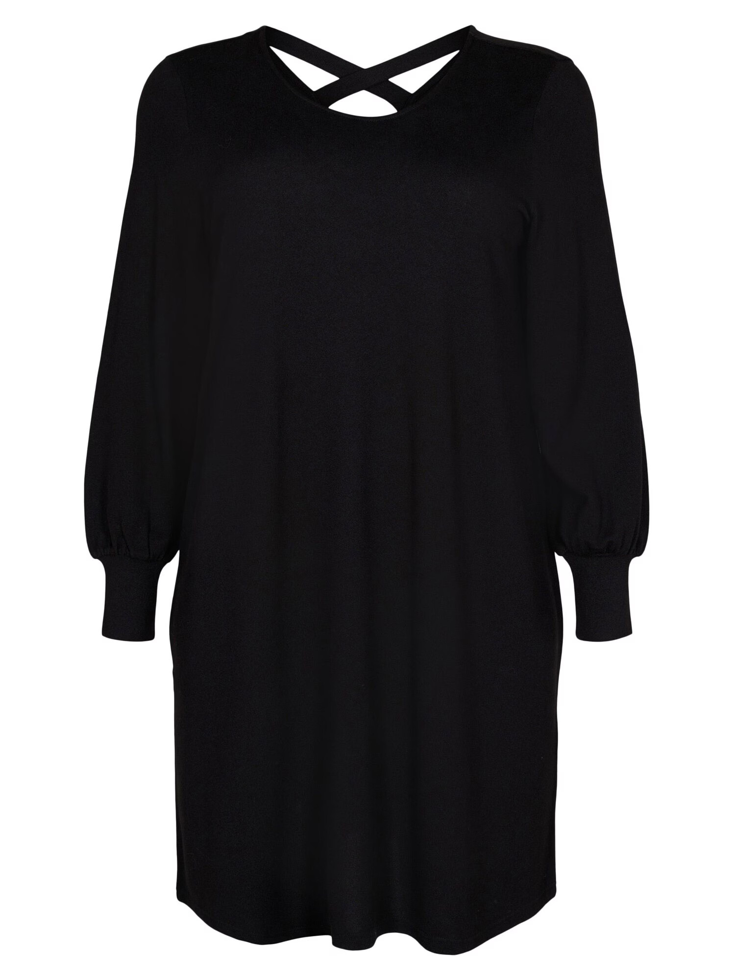 Zizzi Rochie tricotat 'LUCCA' negru - Pled.ro