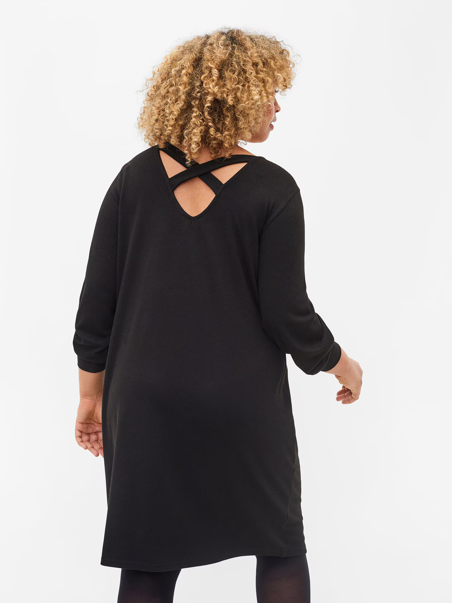 Zizzi Rochie tricotat 'LUCCA' negru - Pled.ro