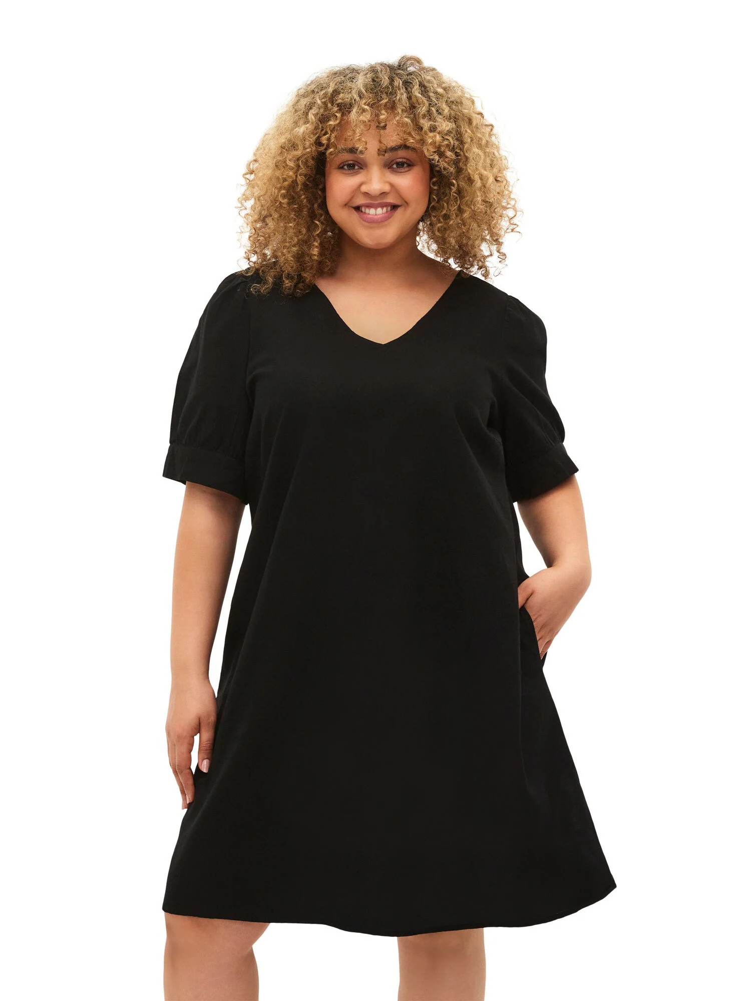 Zizzi Rochie 'VFLEX' negru - Pled.ro