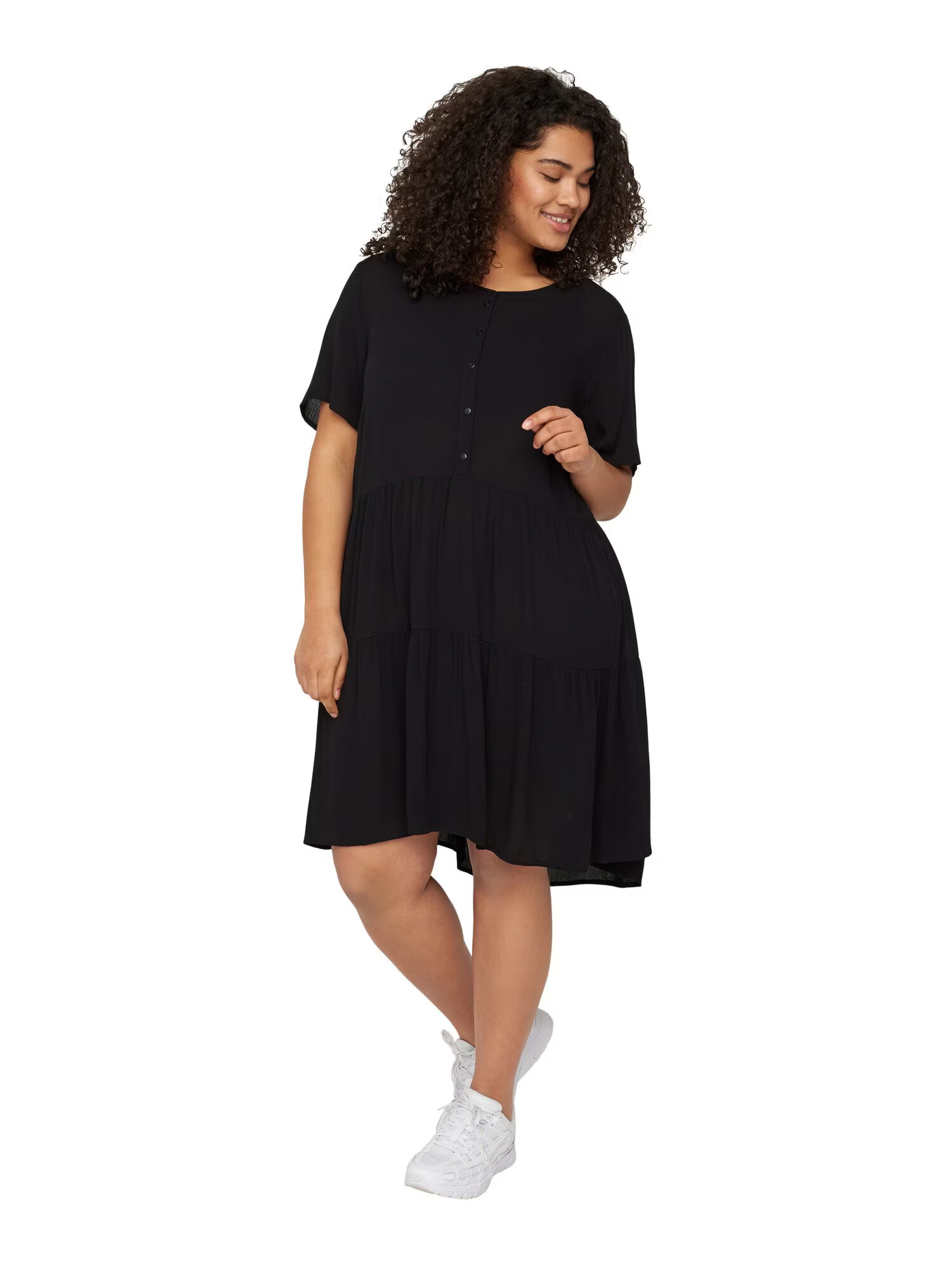 Zizzi Rochie 'Wisma' negru - Pled.ro