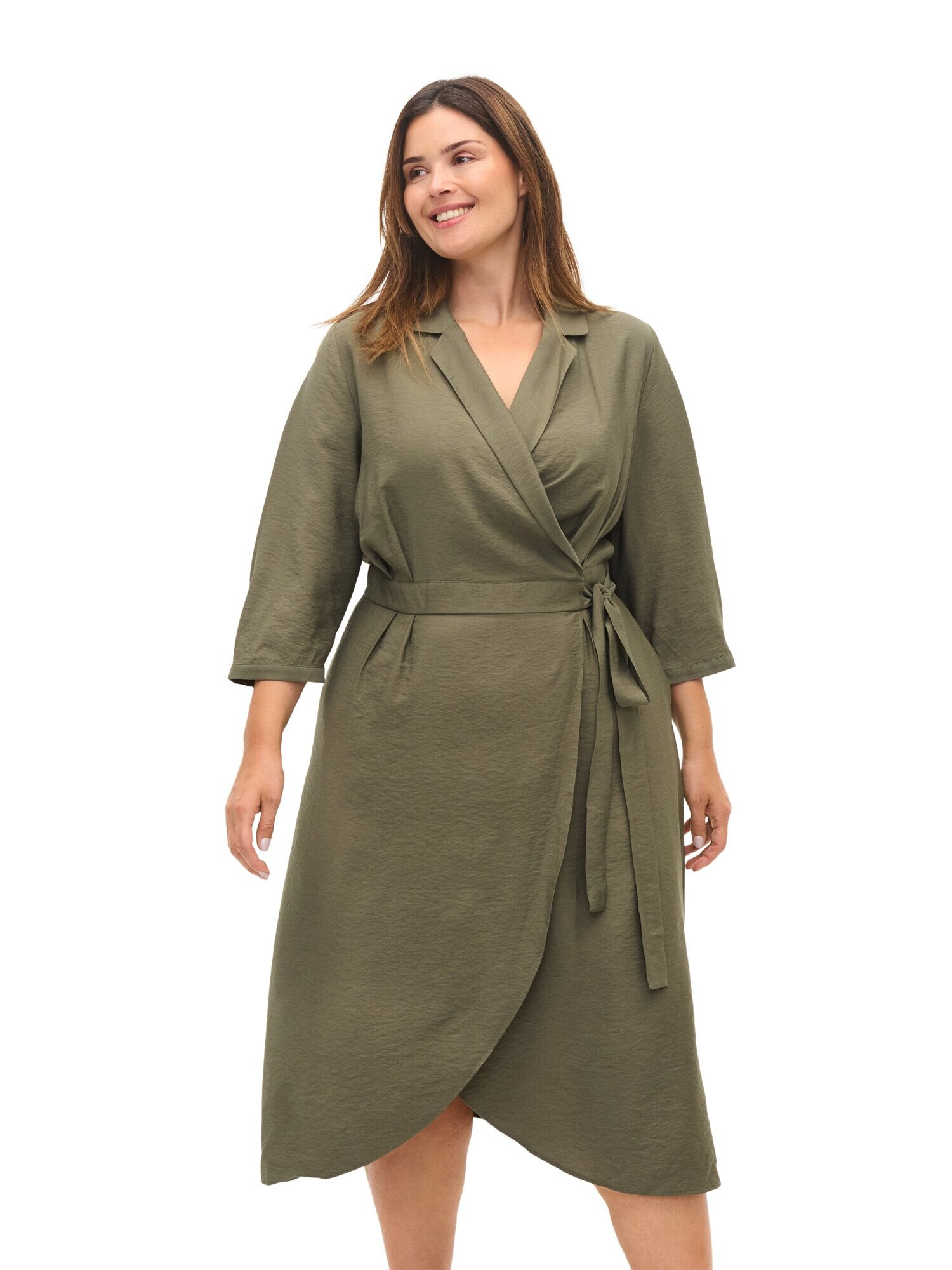 Zizzi Rochie 'XUBA' kaki - Pled.ro