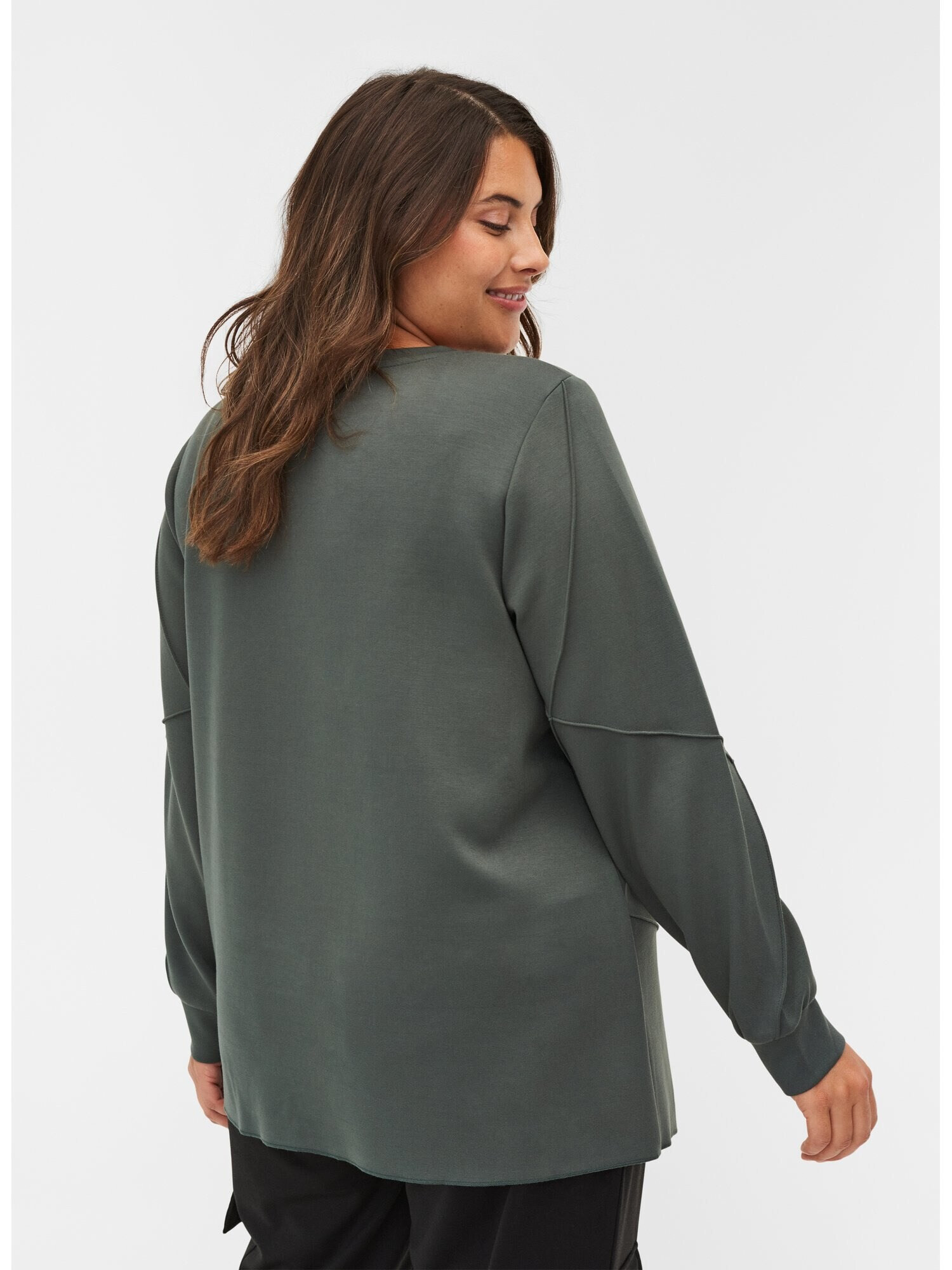 Zizzi Top 'MDENISE' verde stuf - Pled.ro