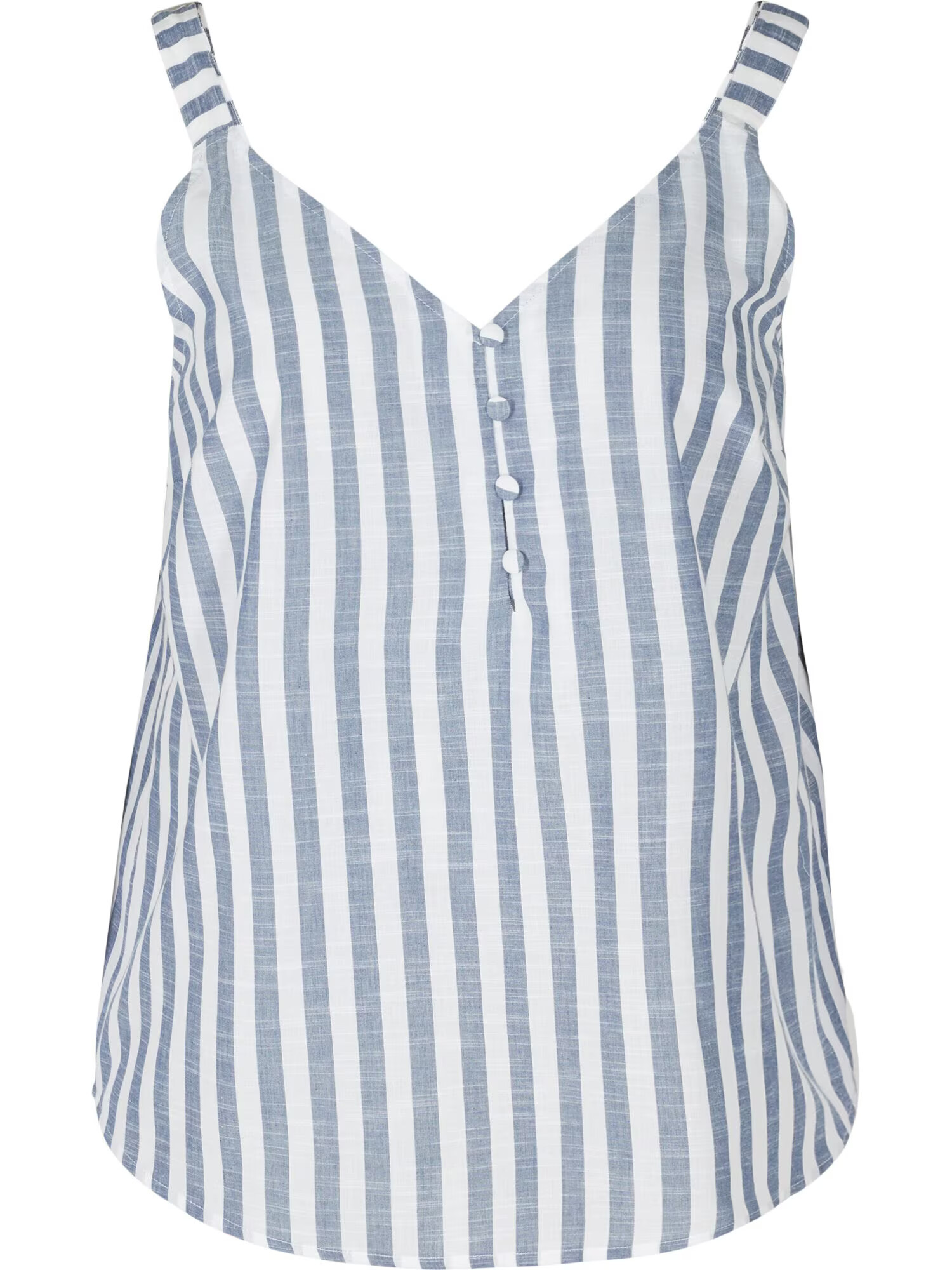 Zizzi Top 'Meliza' albastru amestec / alb - Pled.ro