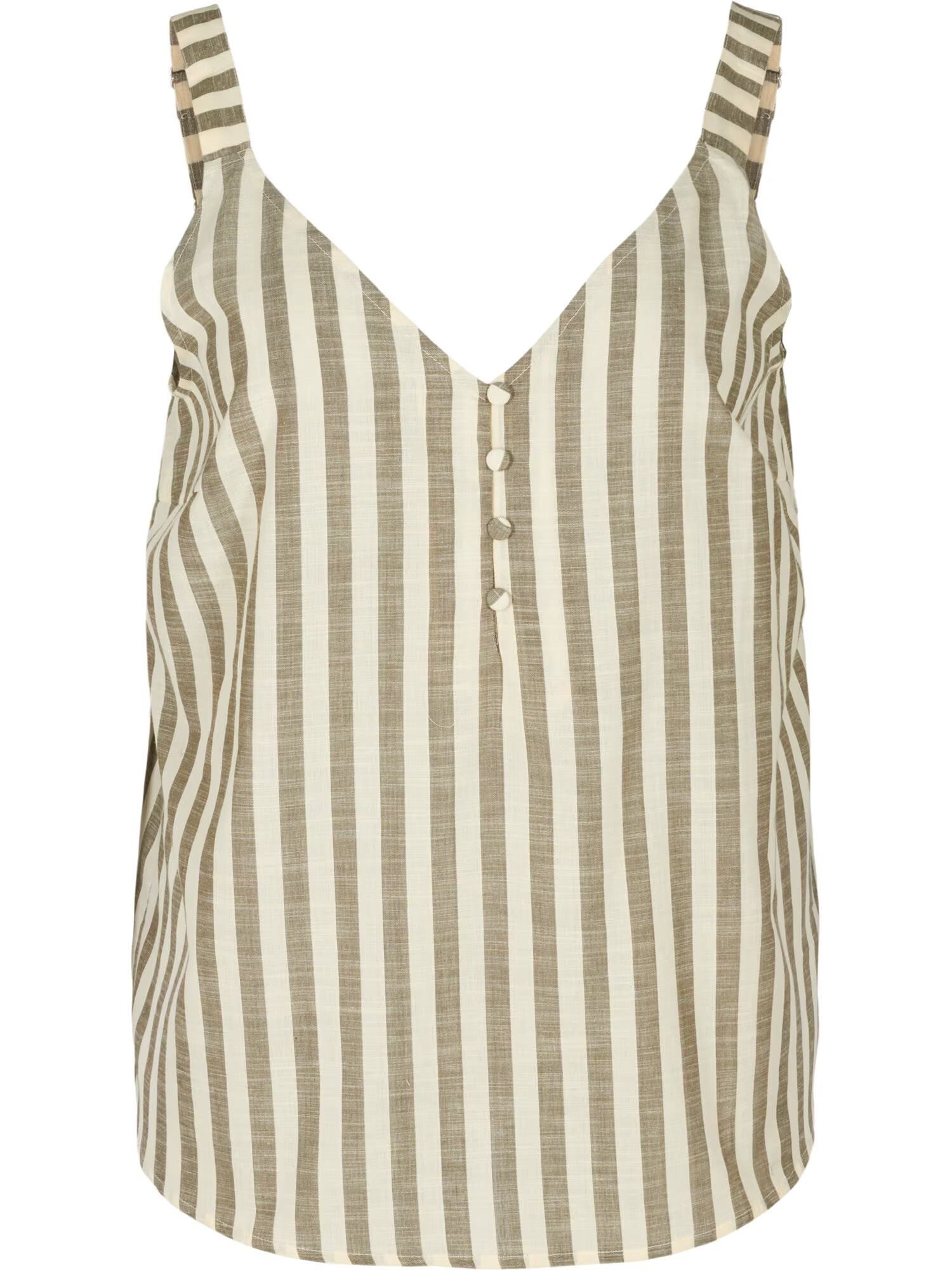 Zizzi Top 'Meliza' crem / verde - Pled.ro