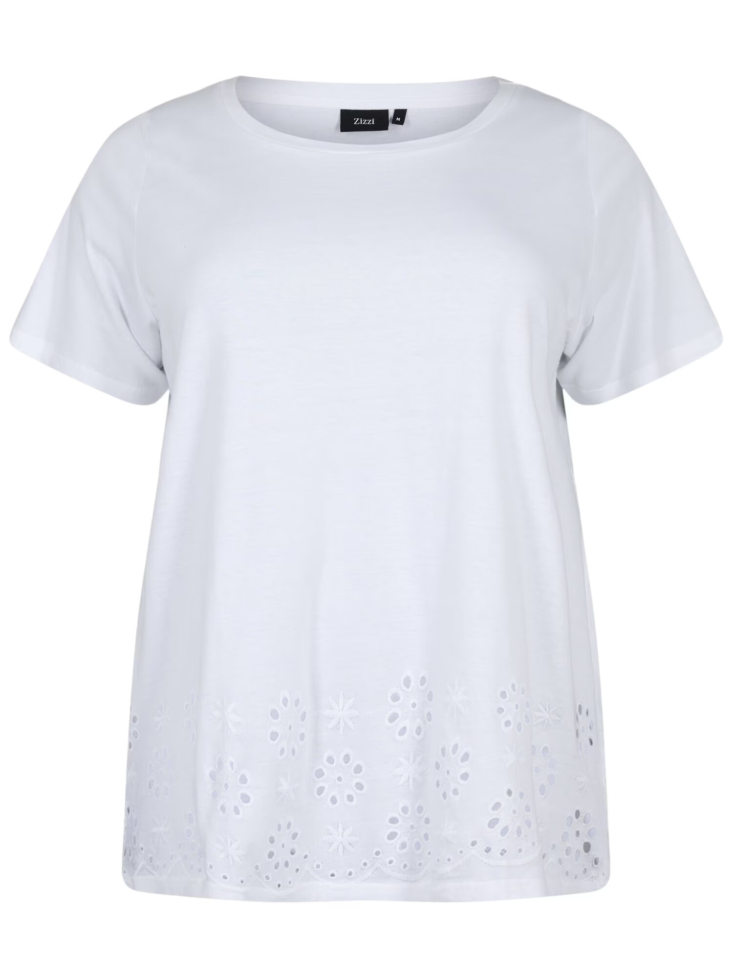 Zizzi Tricou 'Casy' alb - Pled.ro