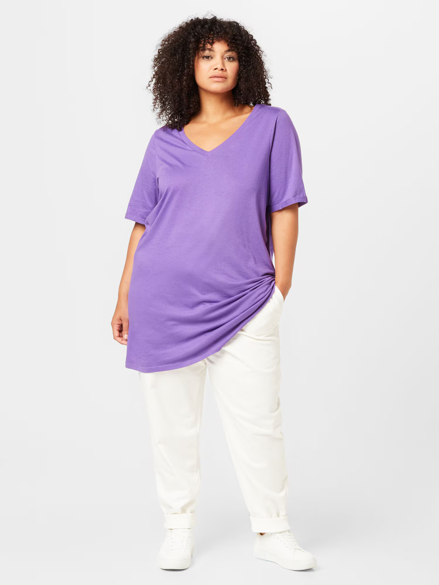 Zizzi Tricou 'CHIARA' lila - Pled.ro