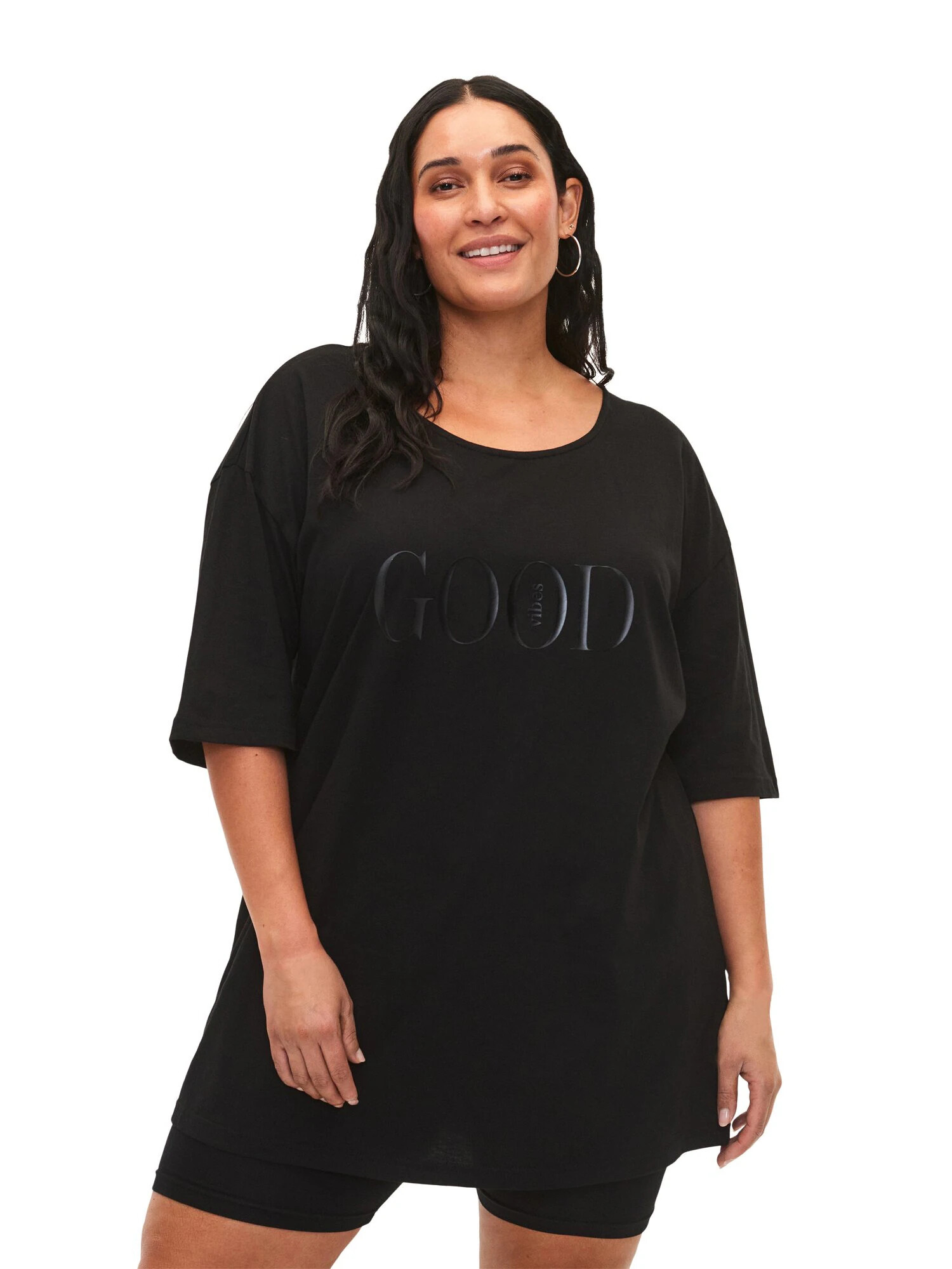 Zizzi Tricou 'CLEO' negru - Pled.ro