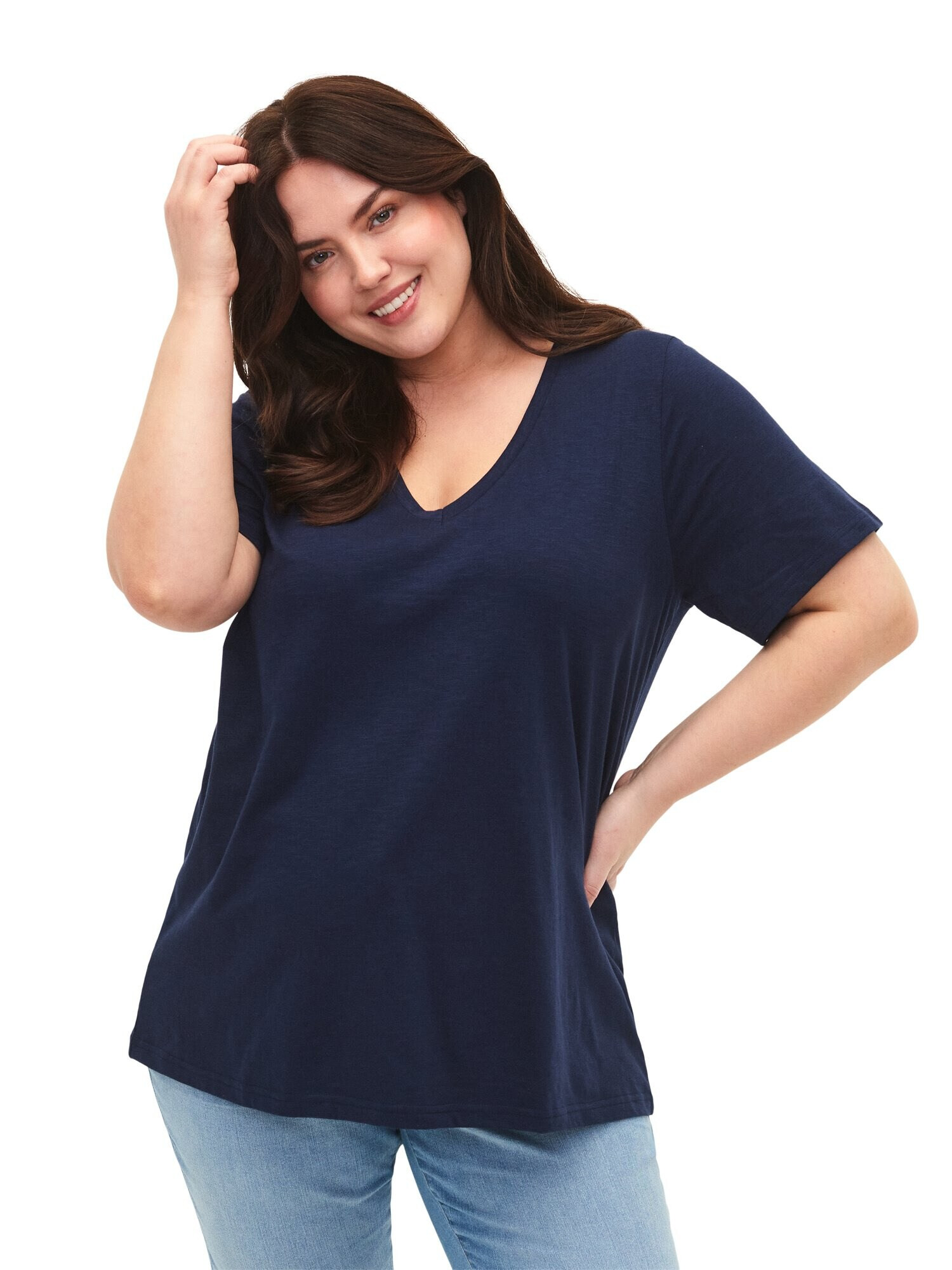 Zizzi Tricou 'Mbrea' bleumarin - Pled.ro