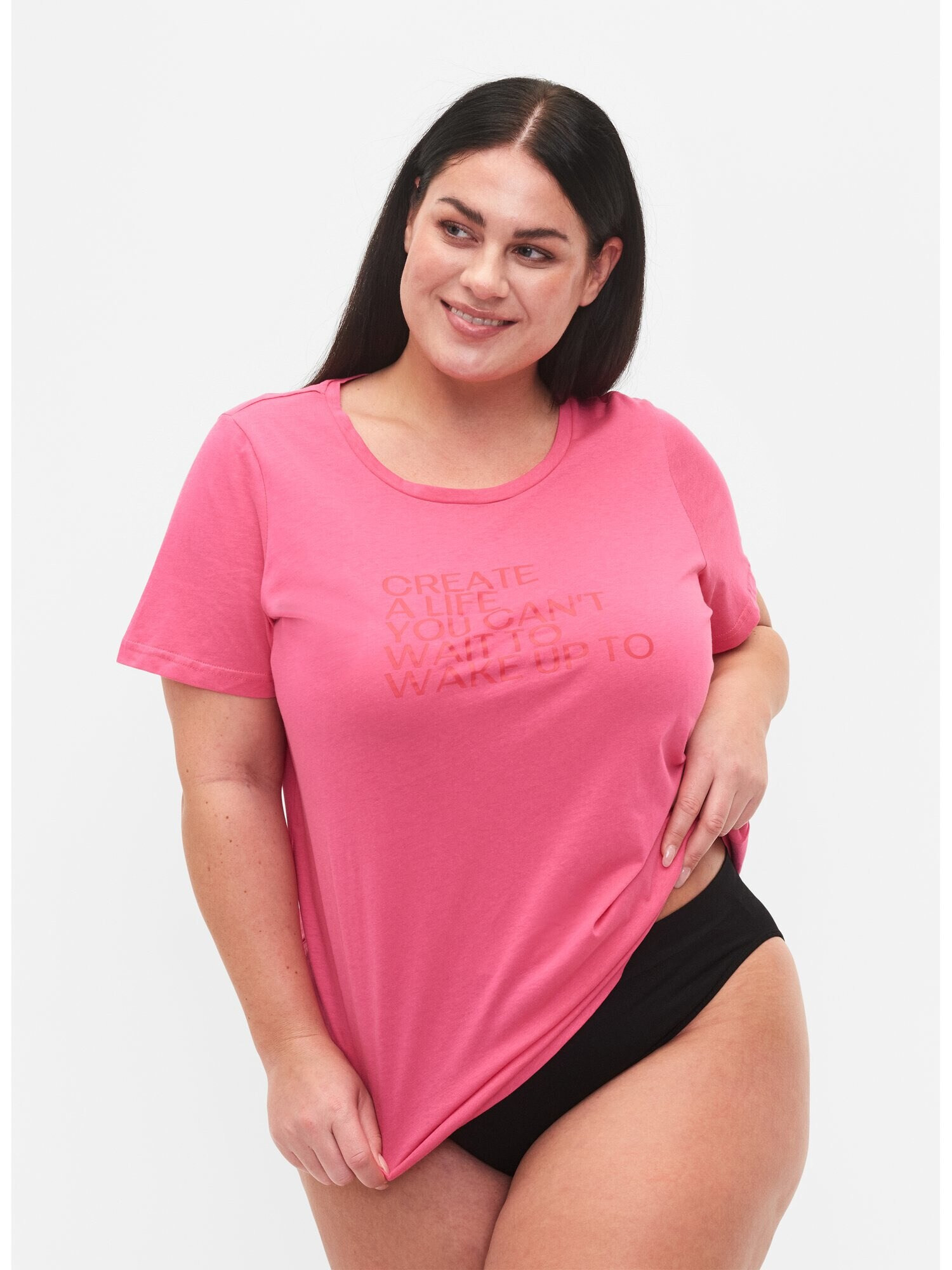 Zizzi Tricou 'MCATHRINGE' roz - Pled.ro