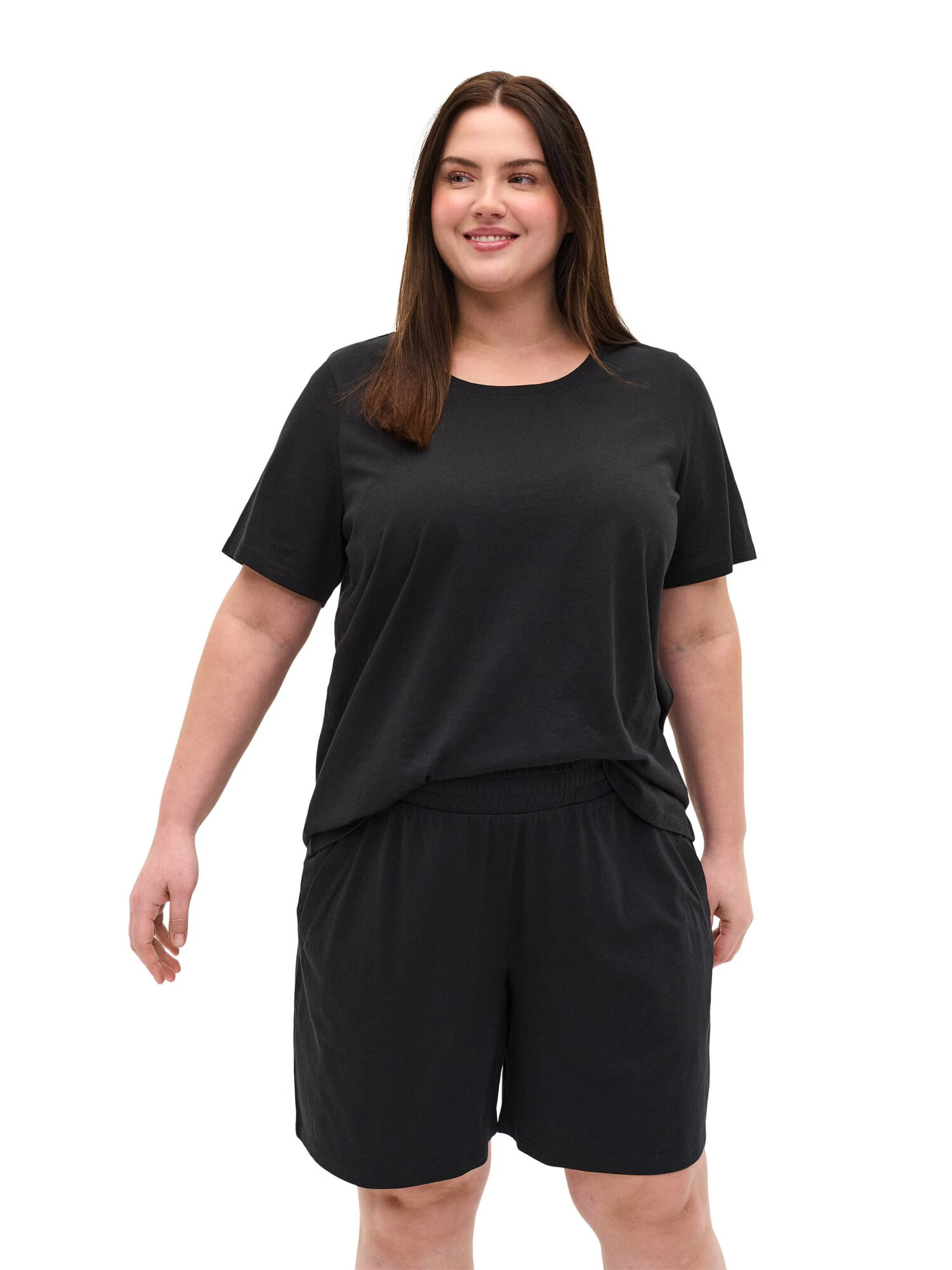 Zizzi Tricou 'Mjoy' negru - Pled.ro