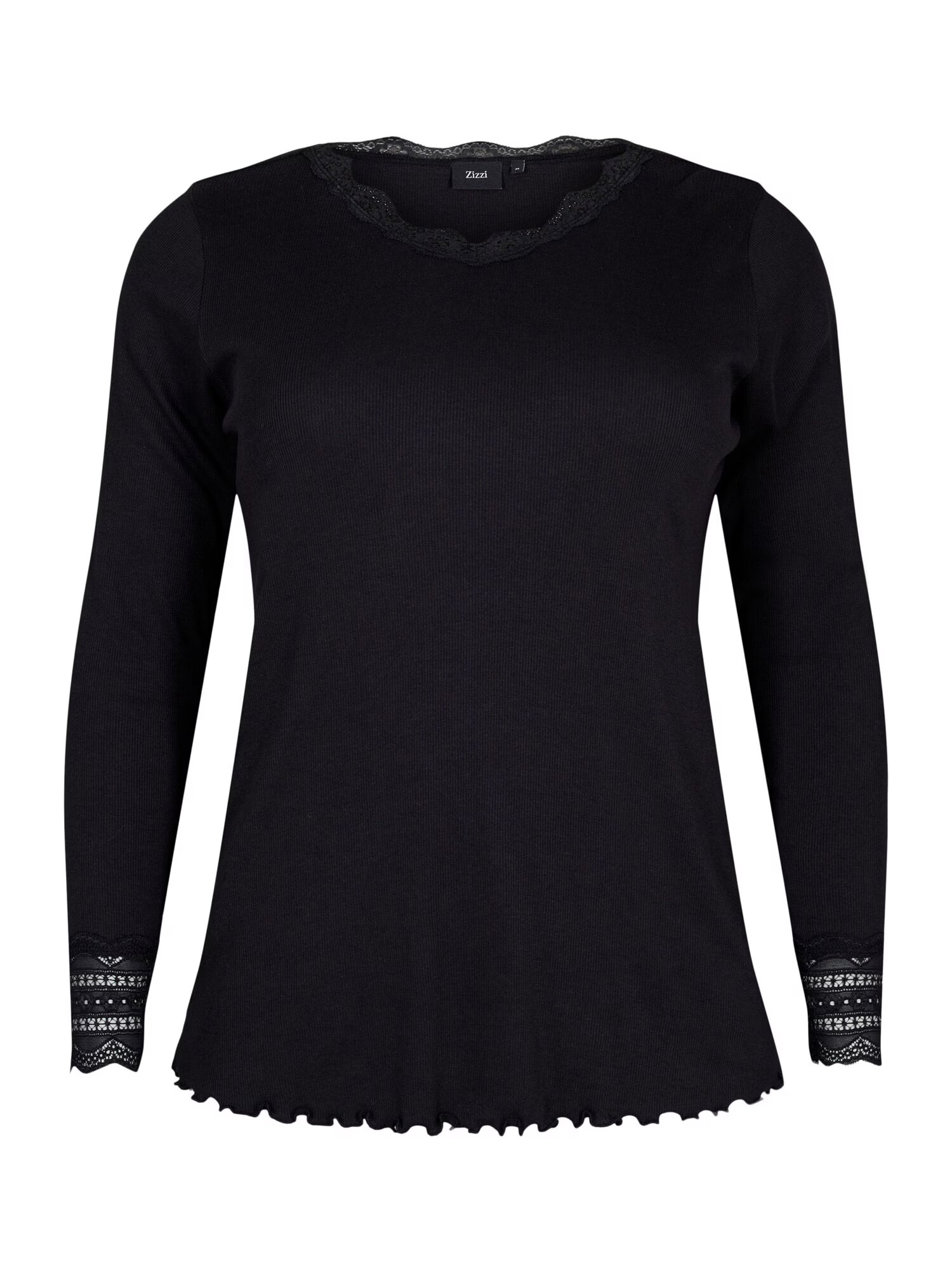 Zizzi Tricou 'MLIV' negru - Pled.ro