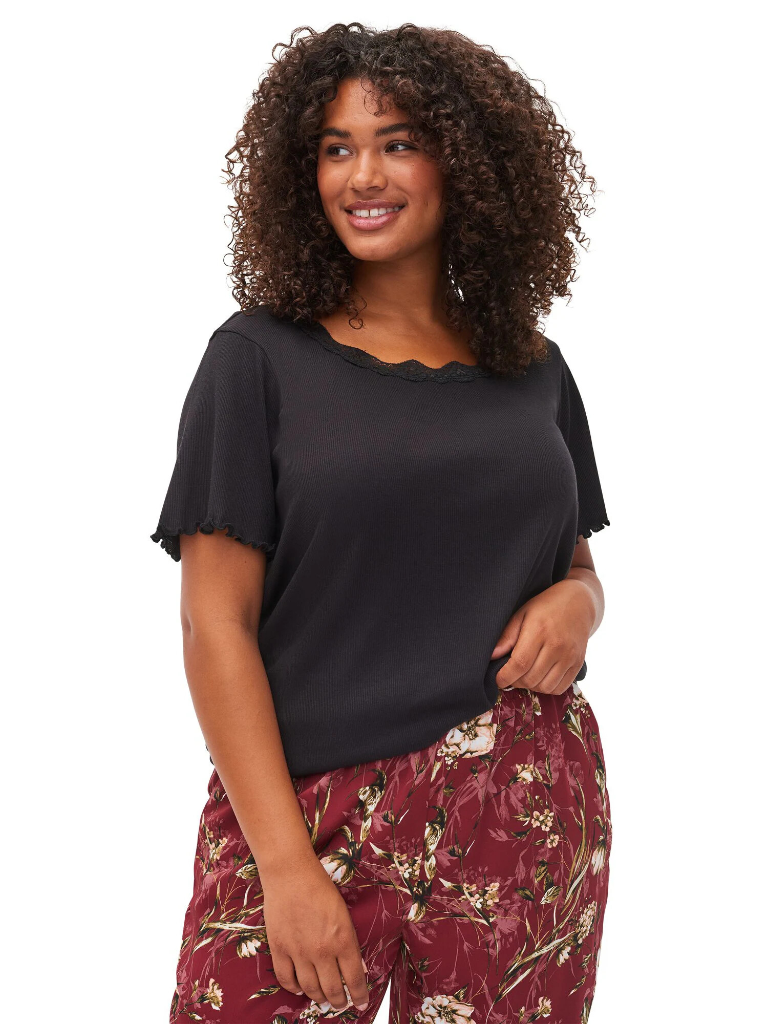 Zizzi Tricou negru - Pled.ro