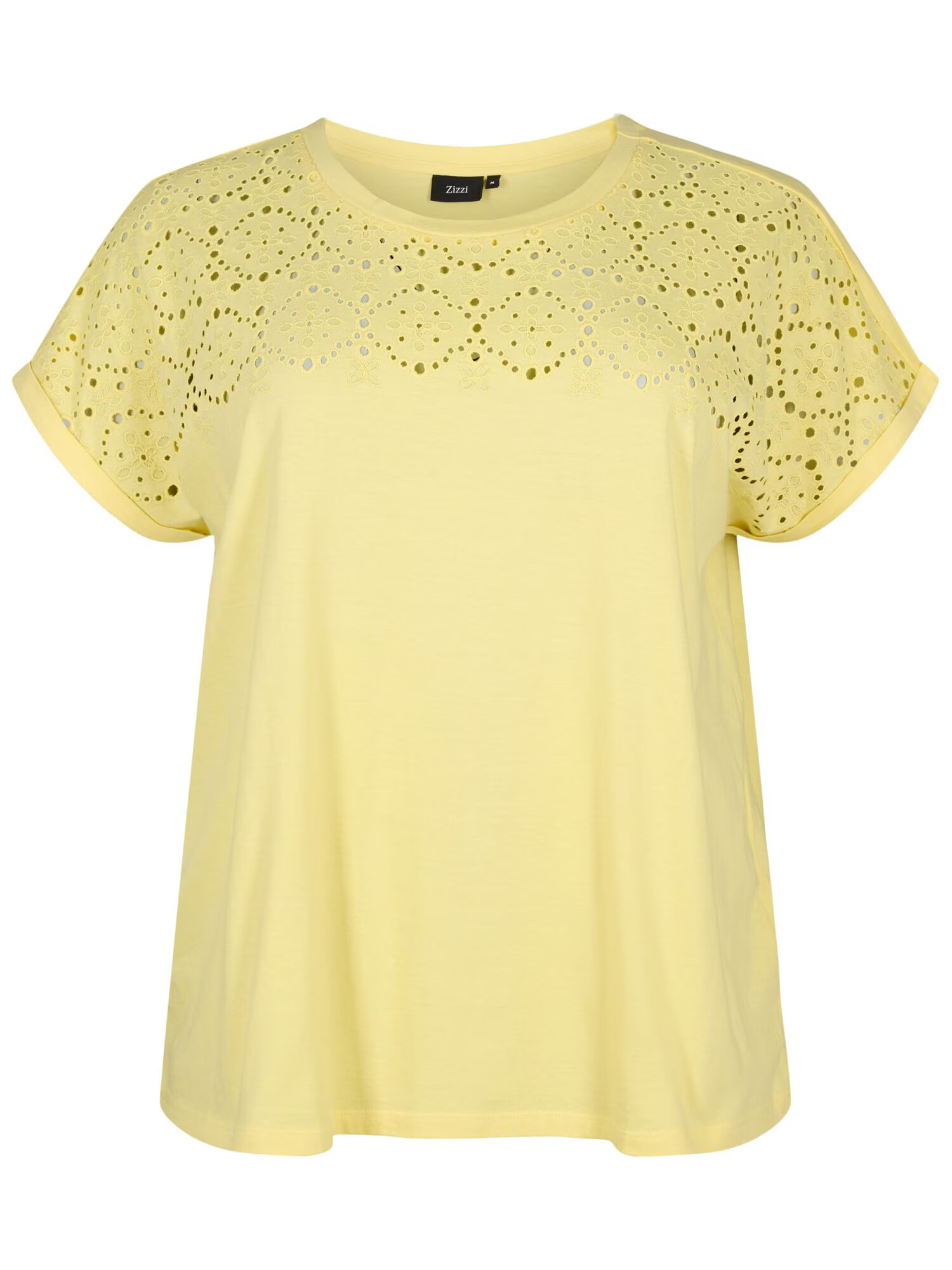 Zizzi Tricou 'Sofia' galben deschis - Pled.ro