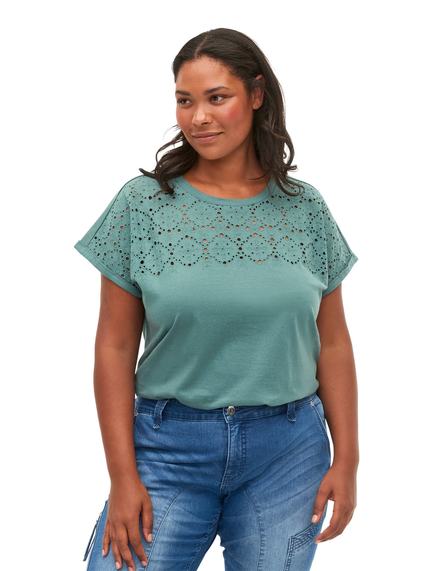 Zizzi Tricou 'Sofia' verde - Pled.ro