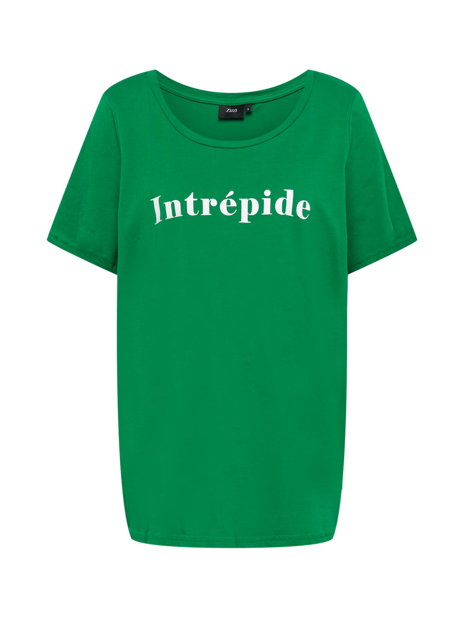 Zizzi Tricou 'TIFFANY' verde / alb - Pled.ro