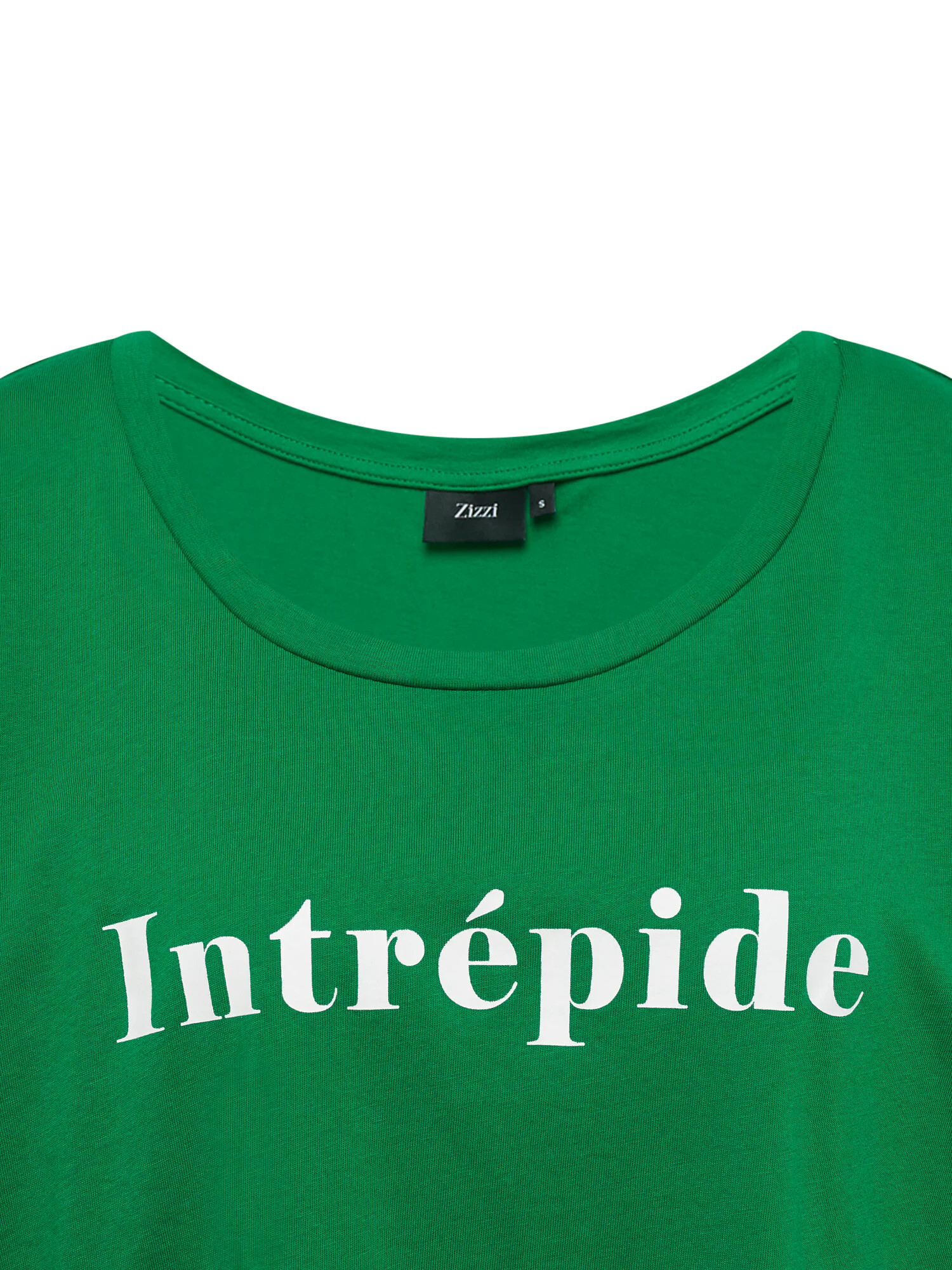 Zizzi Tricou 'TIFFANY' verde / alb - Pled.ro