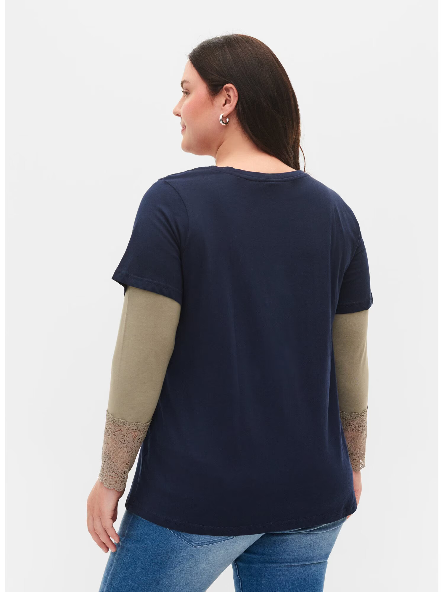 Zizzi Tricou 'Tinka' bleumarin - Pled.ro