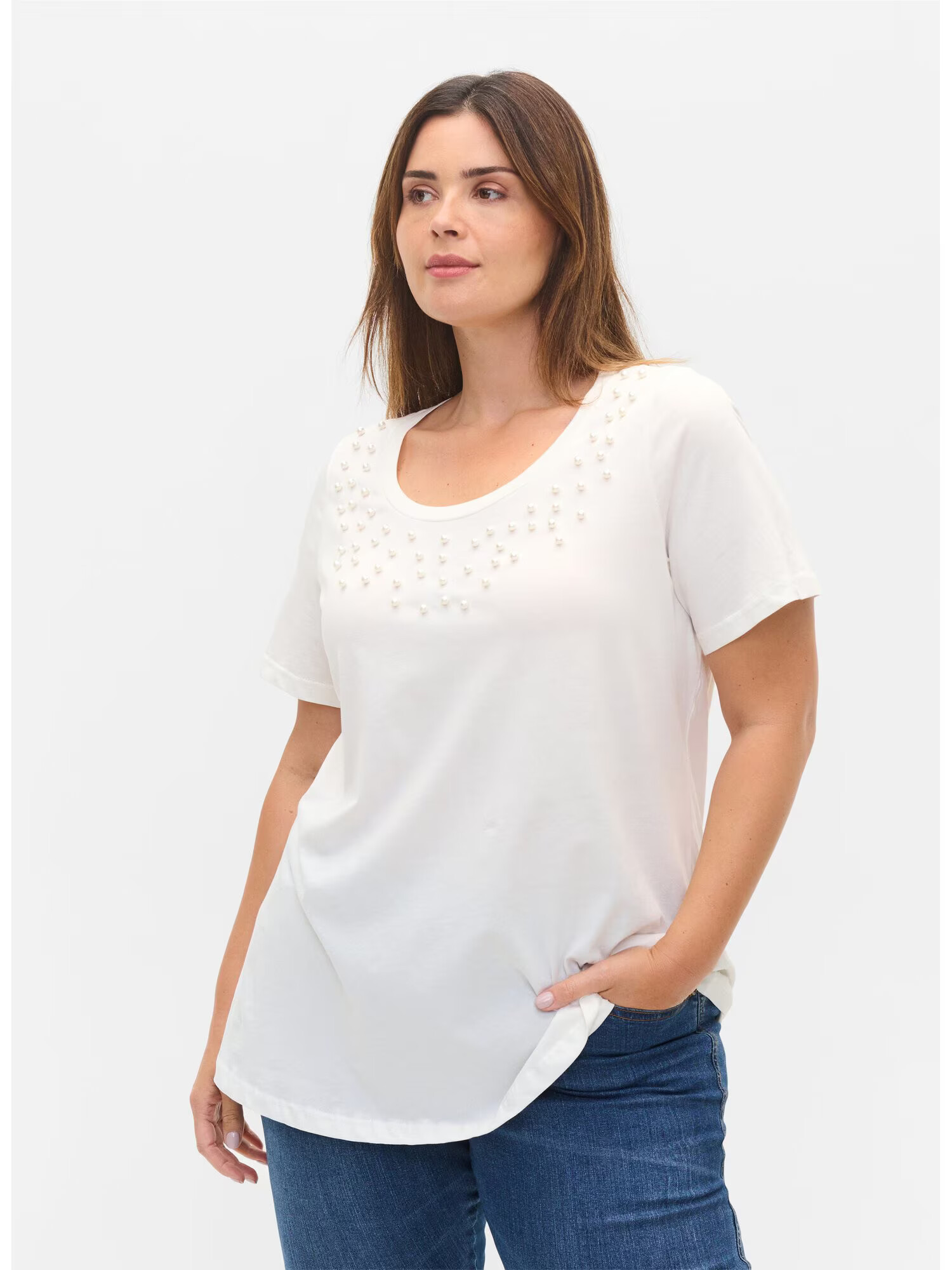 Zizzi Tricou 'Tora' alb - Pled.ro