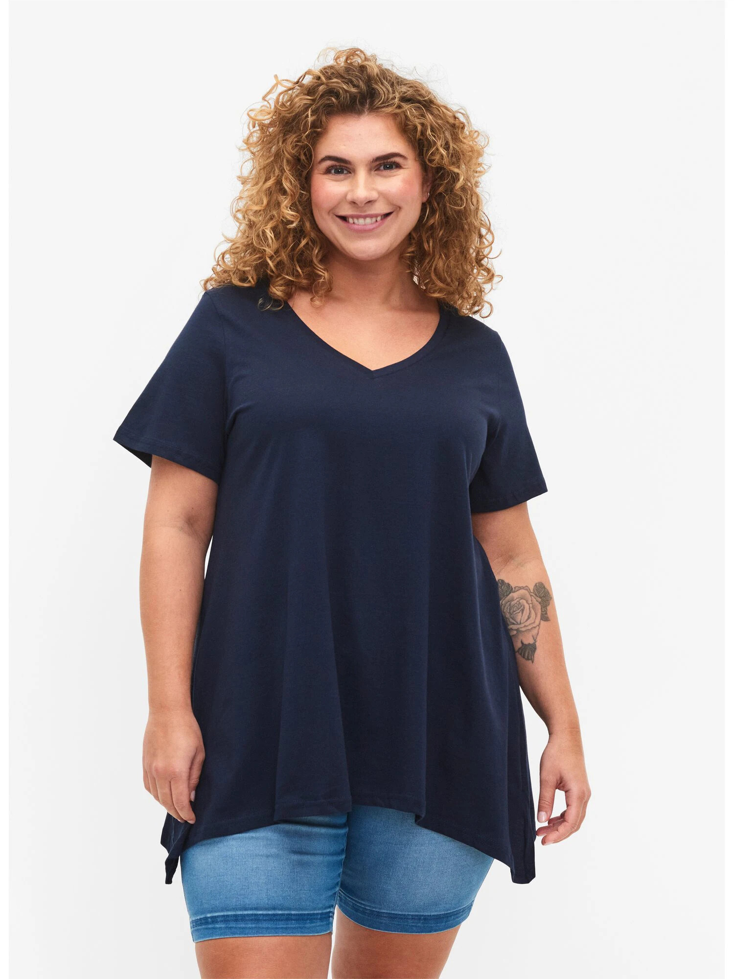 Zizzi Tricou 'VDANNA' bleumarin - Pled.ro