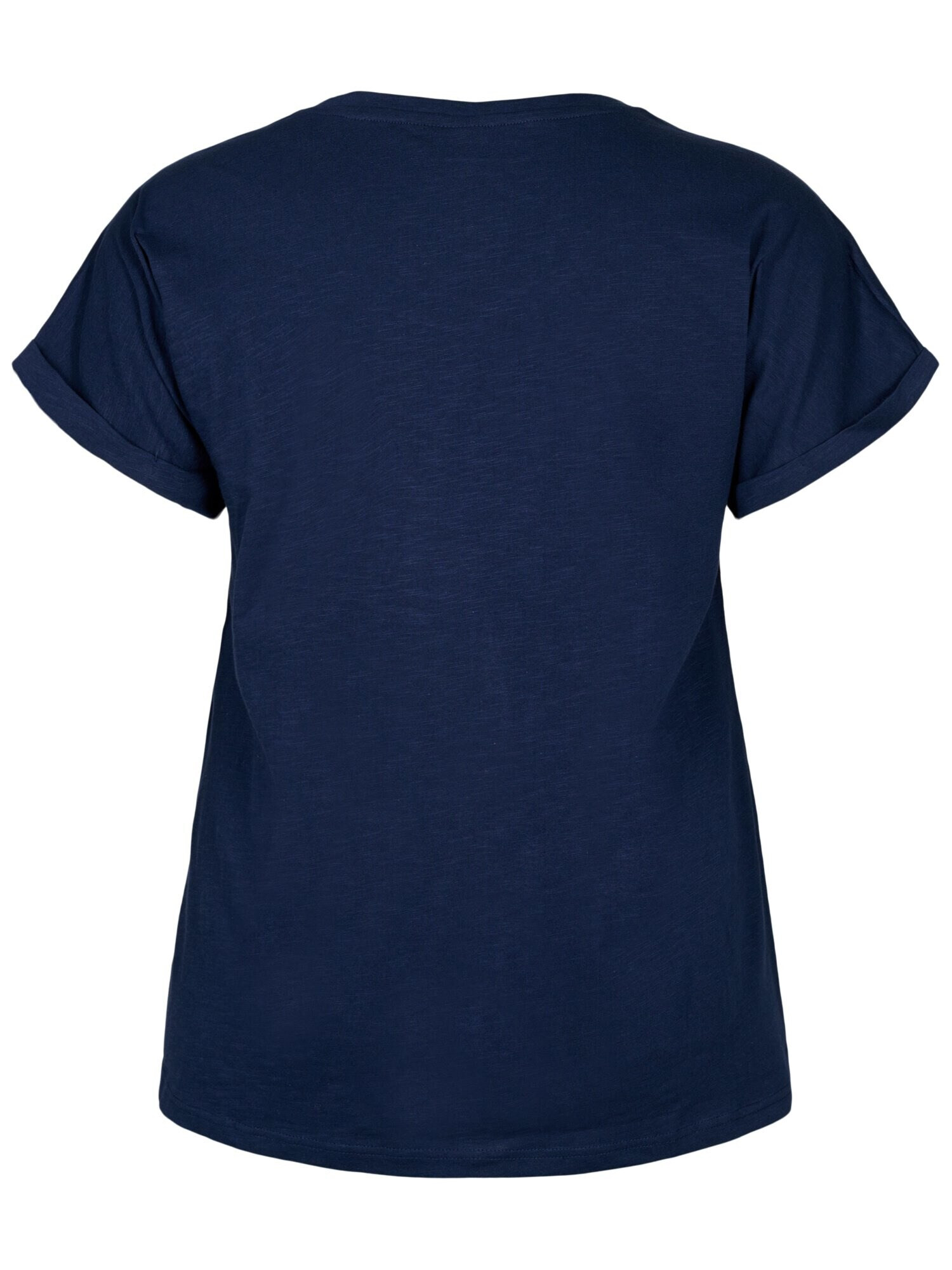 Zizzi Tricou 'Vera' bleumarin / alb - Pled.ro