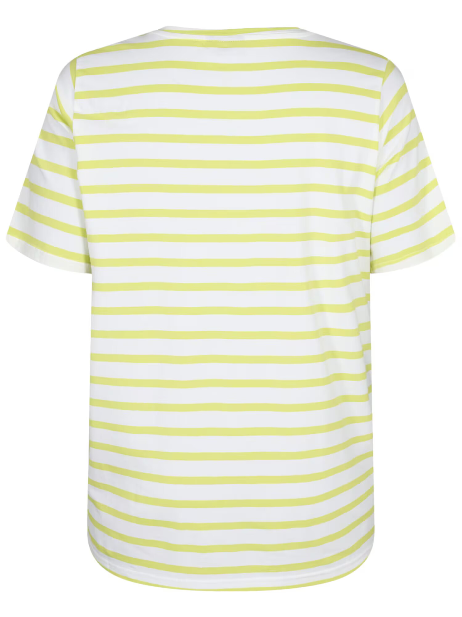 Zizzi Tricou 'VIVI' verde limetă / alb - Pled.ro