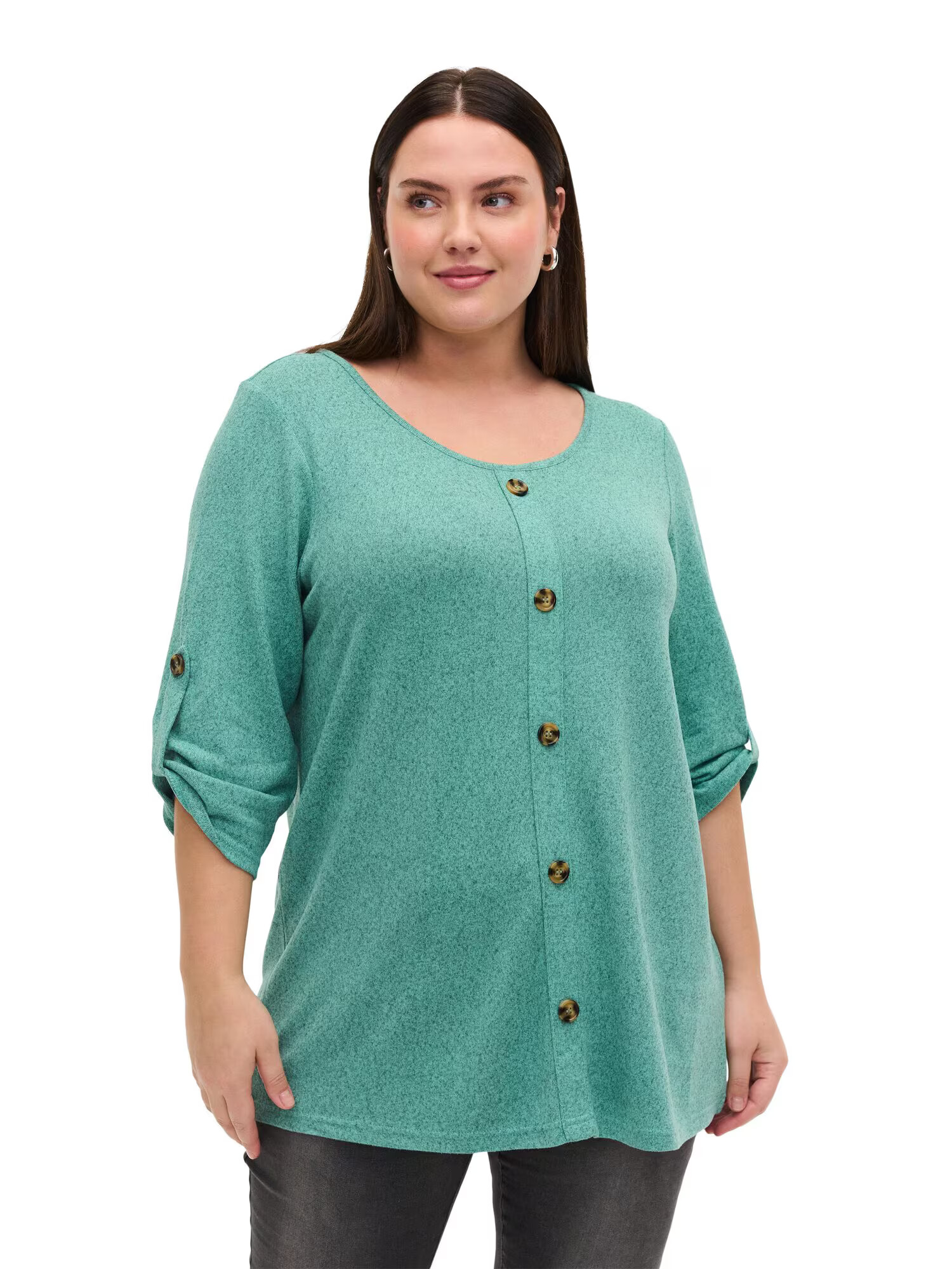 Zizzi Tricou 'VLUCCA' verde jad - Pled.ro