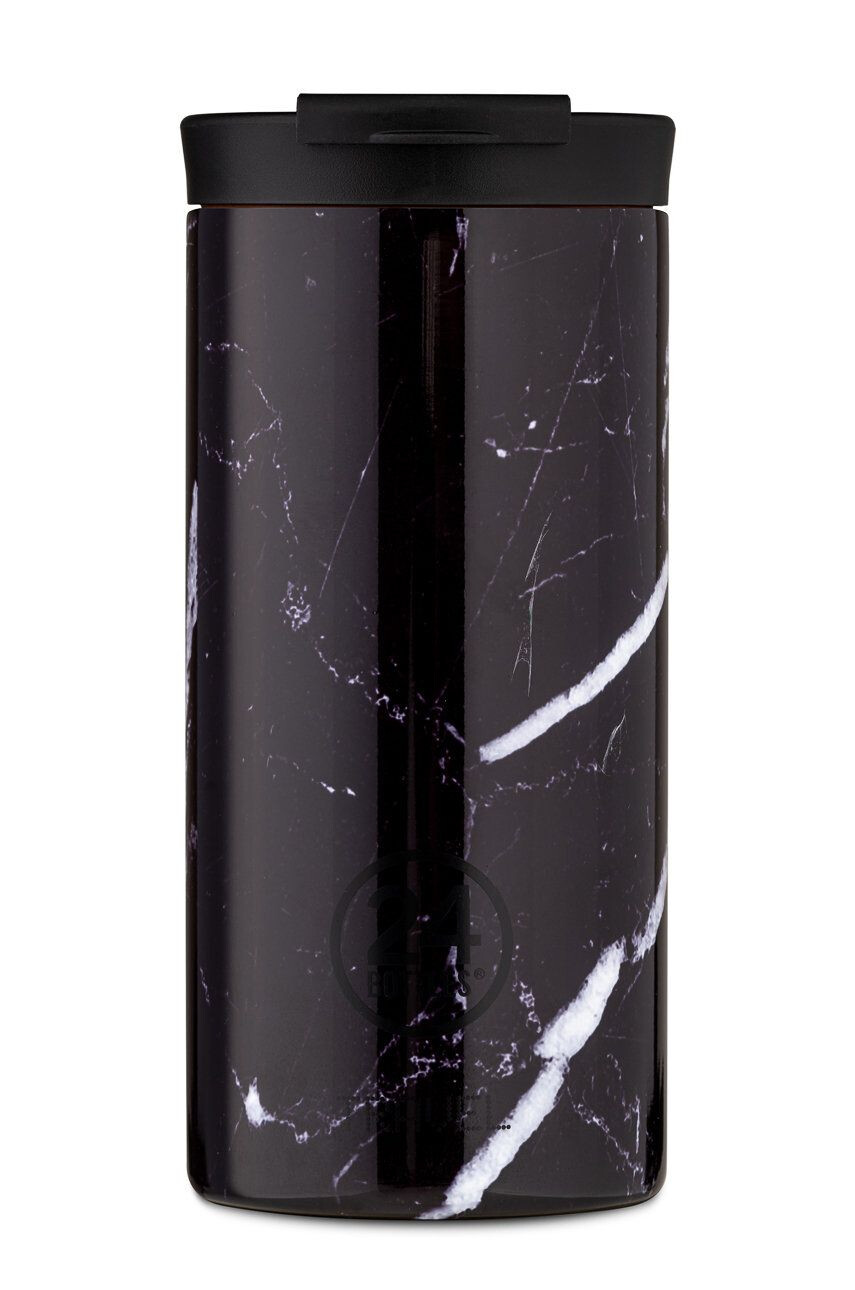 24bottles Cana termica Travel Tumbler Black Marble 600ml - Pled.ro