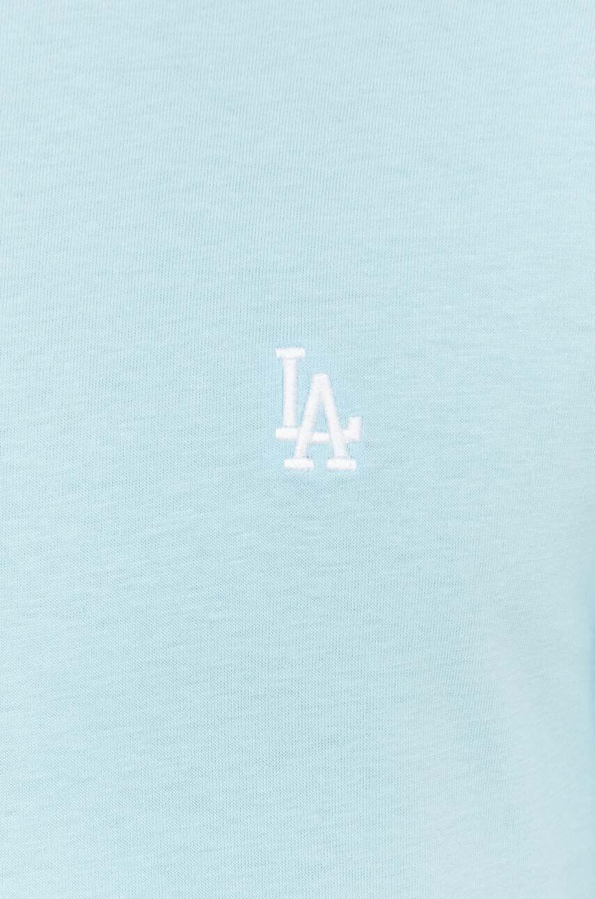 47brand tricou din bumbac MLB Los Angeles Dodgers cu imprimeu - Pled.ro