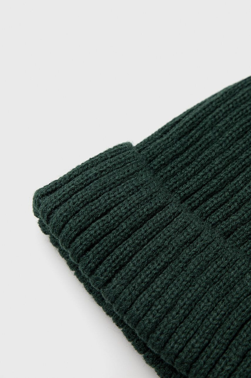 4F caciula culoarea verde din tricot gros - Pled.ro