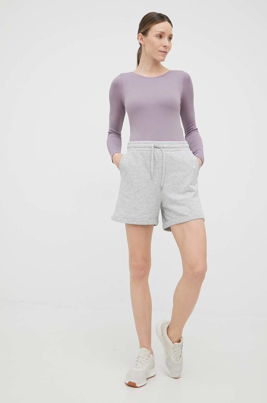 4F longsleeve femei culoarea violet - Pled.ro