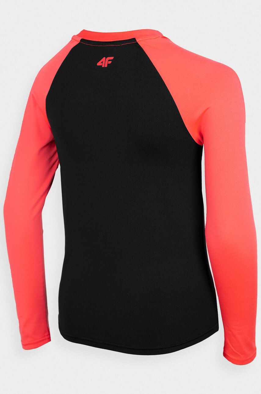 4F longsleeve functional pentru copii culoarea roz - Pled.ro